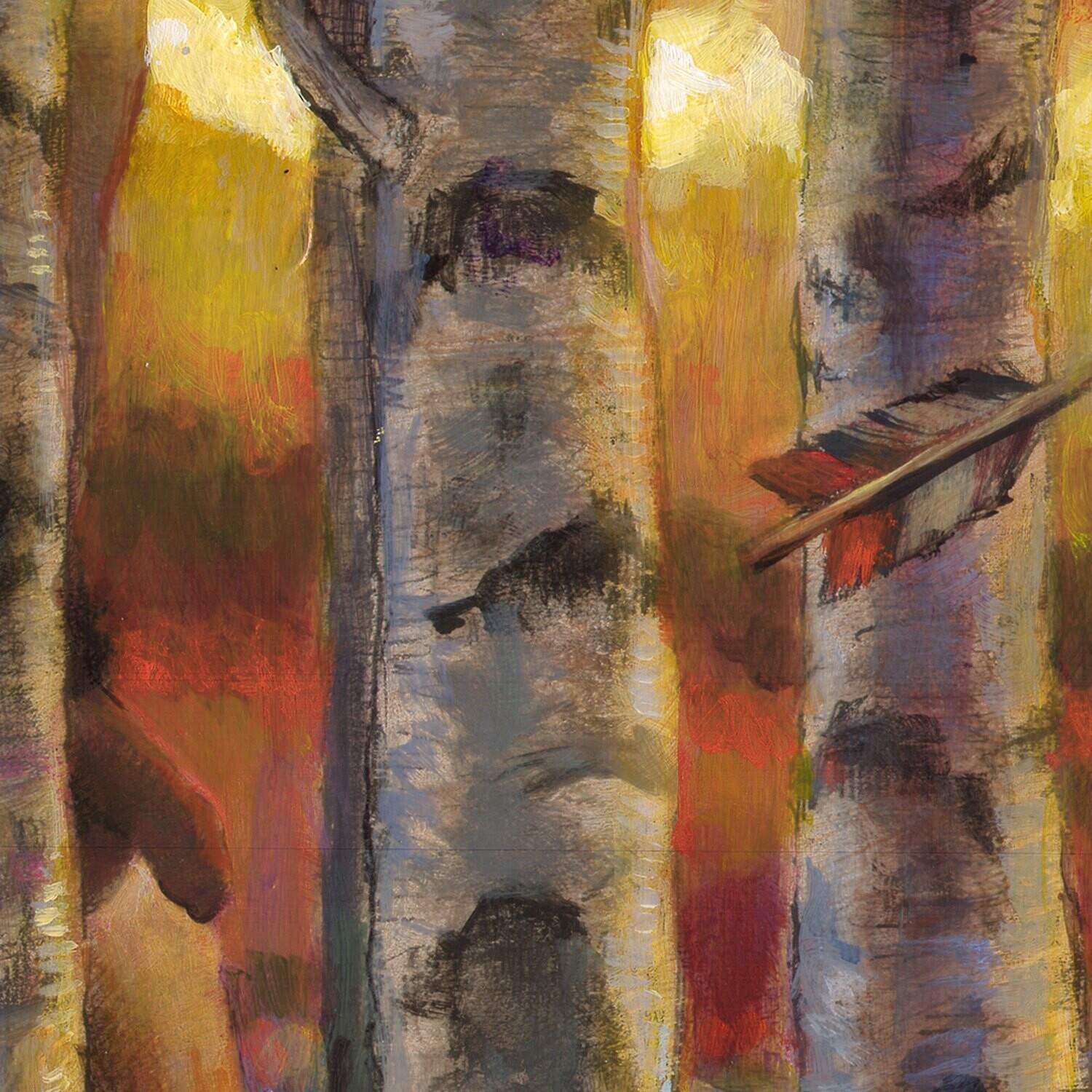 "The Turning" Original Painting on Panel | Free Shipping Worldwide