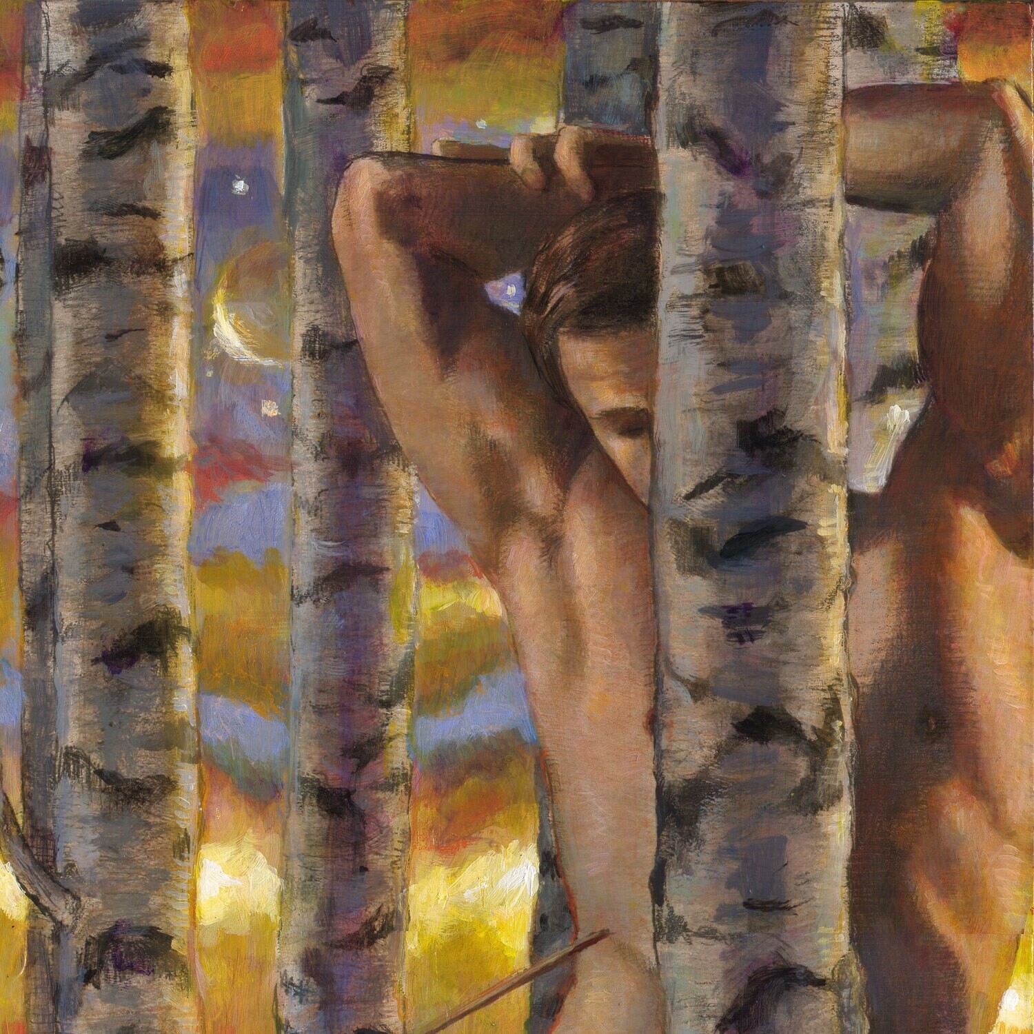 "The Turning" Original Painting on Panel | Free Shipping Worldwide