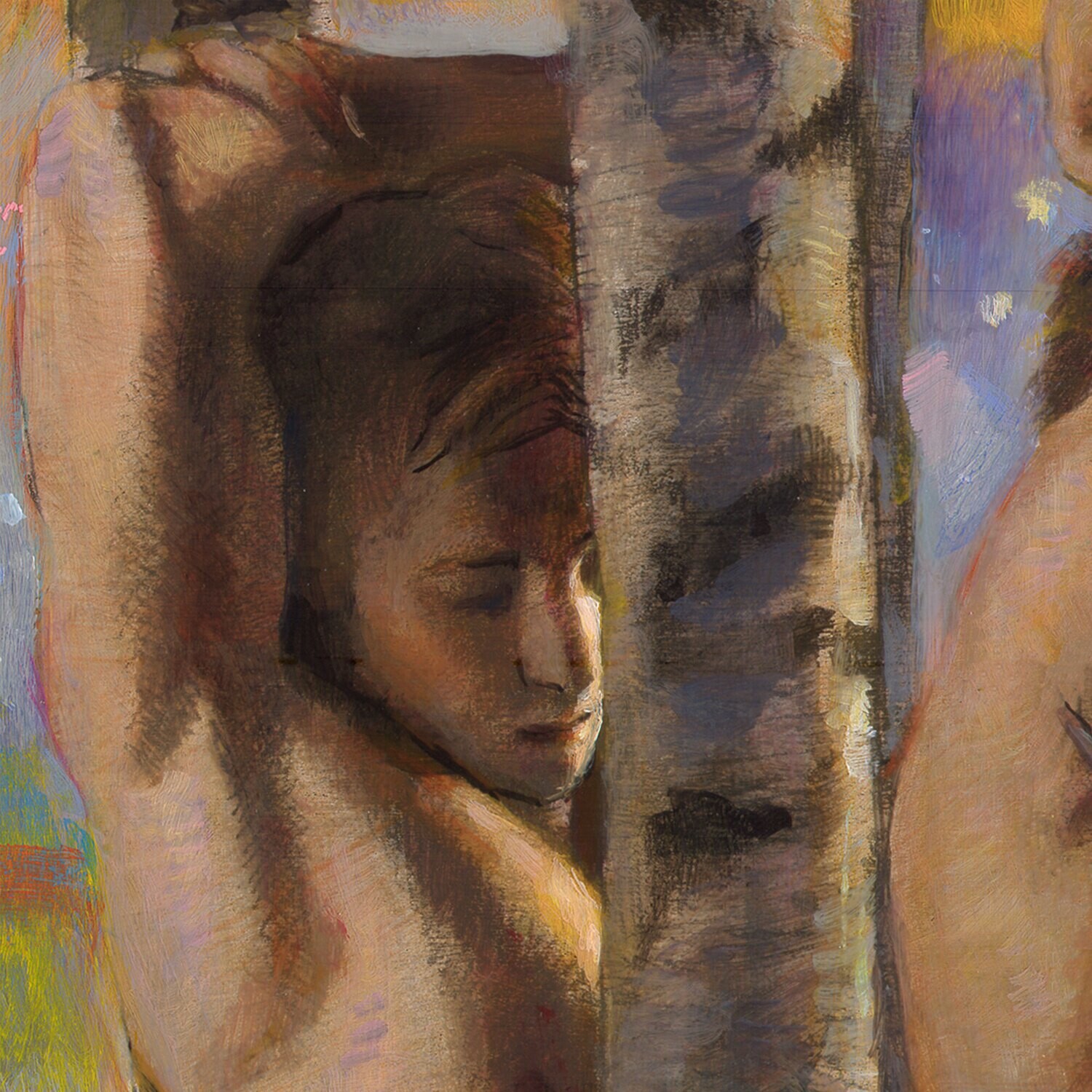 "The Turning" Original Painting on Panel | Free Shipping Worldwide
