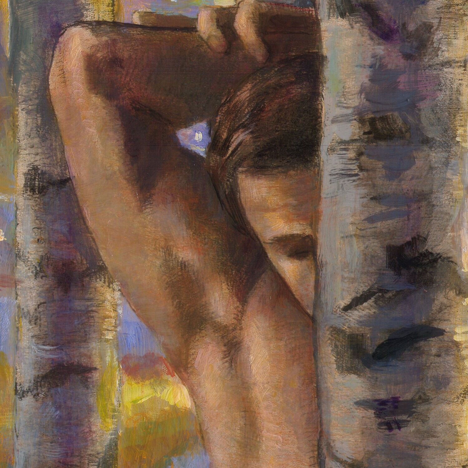 "The Turning" Original Painting on Panel | Free Shipping Worldwide