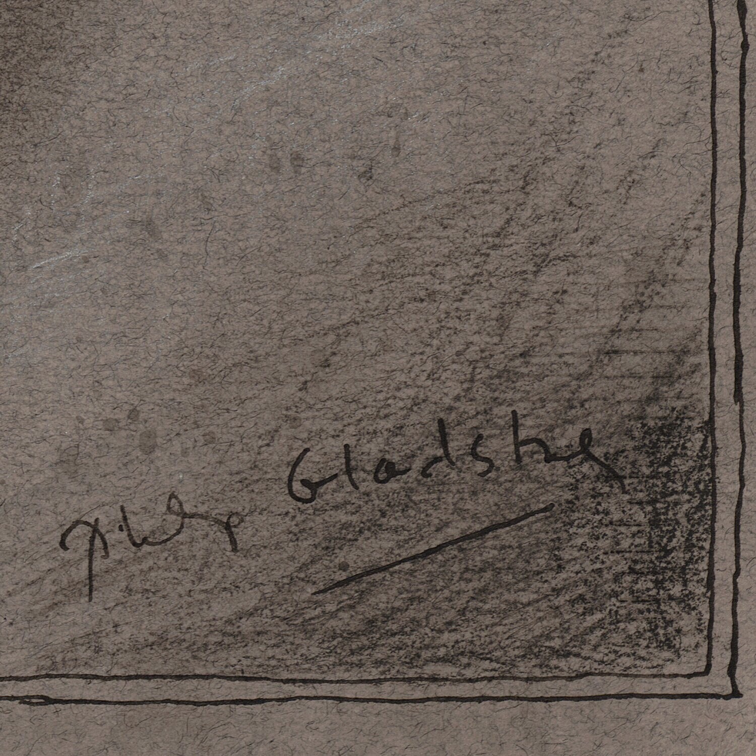 "Locked" | Original Grisaille Work on Paper | Free Shipping Worldwide