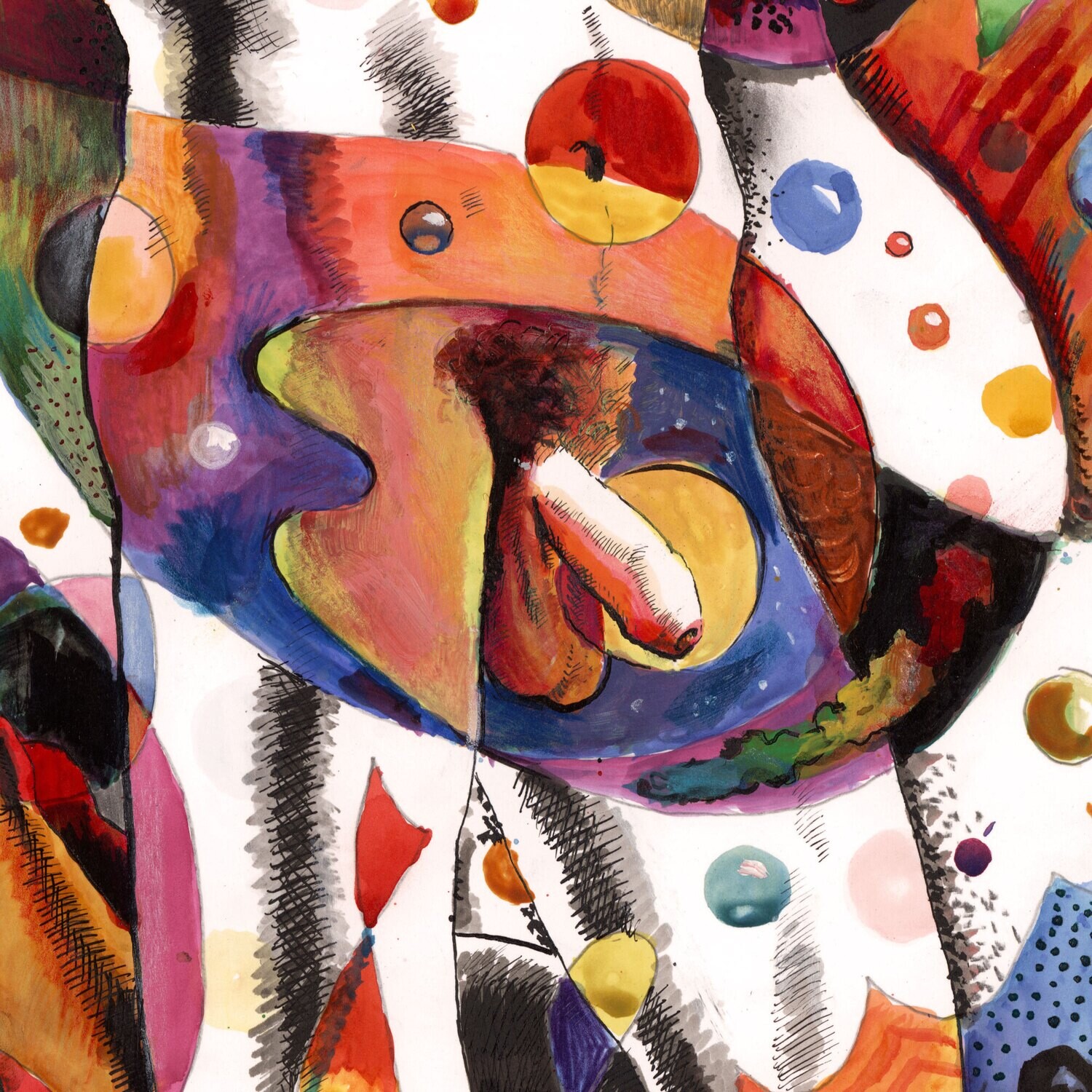 "Underwater" Original Watercolor | Free Shipping Worldwide