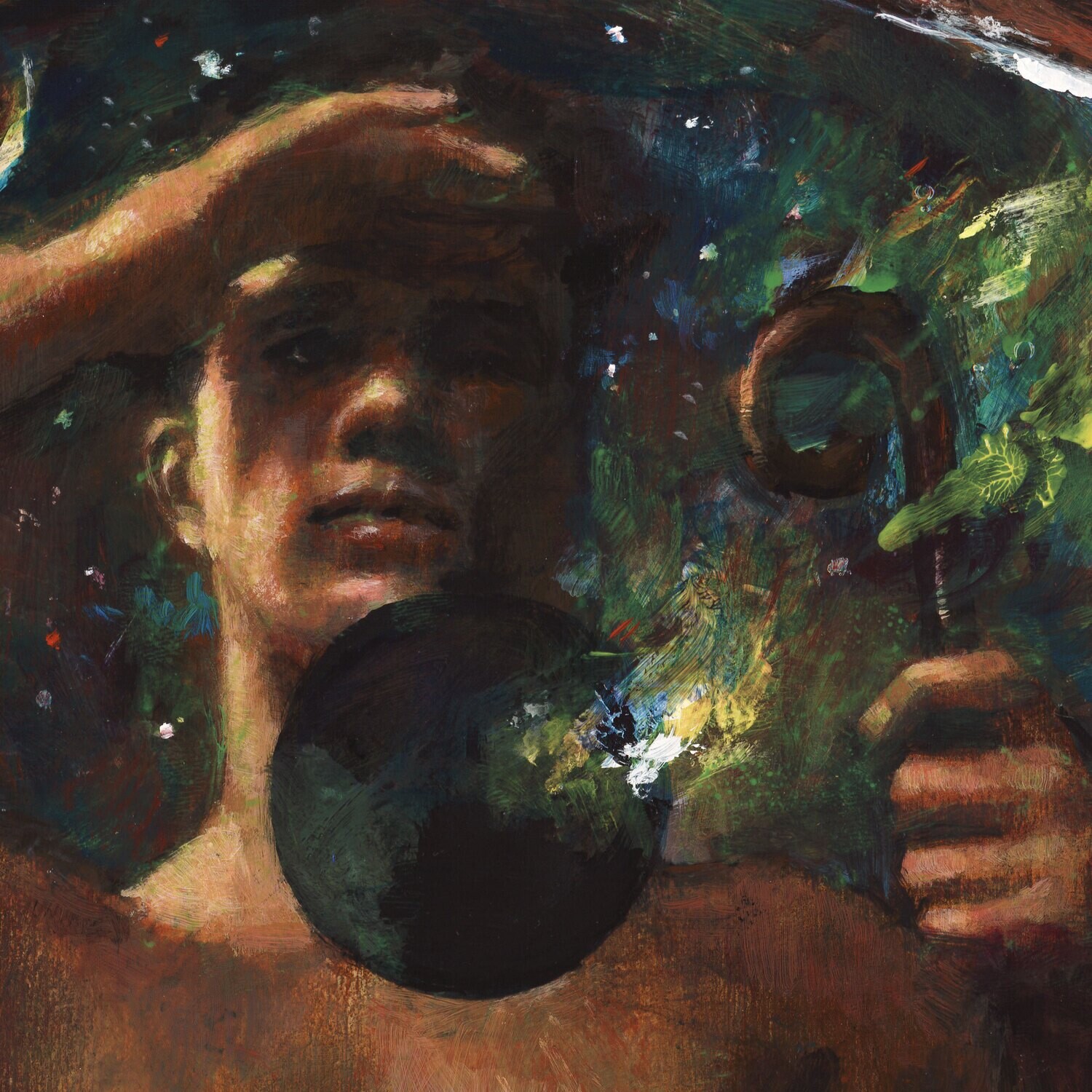 "The Shepherd's Encounter" Original Painting on Panel | Free Shipping Worldwide
