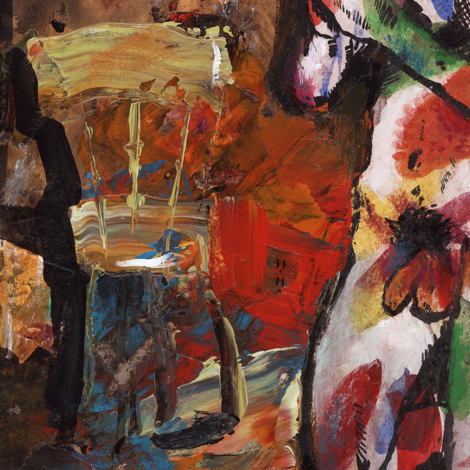 "A Prayer for Spring's Return" Original Mixed-Media with Collage | Free Shipping Worldwide