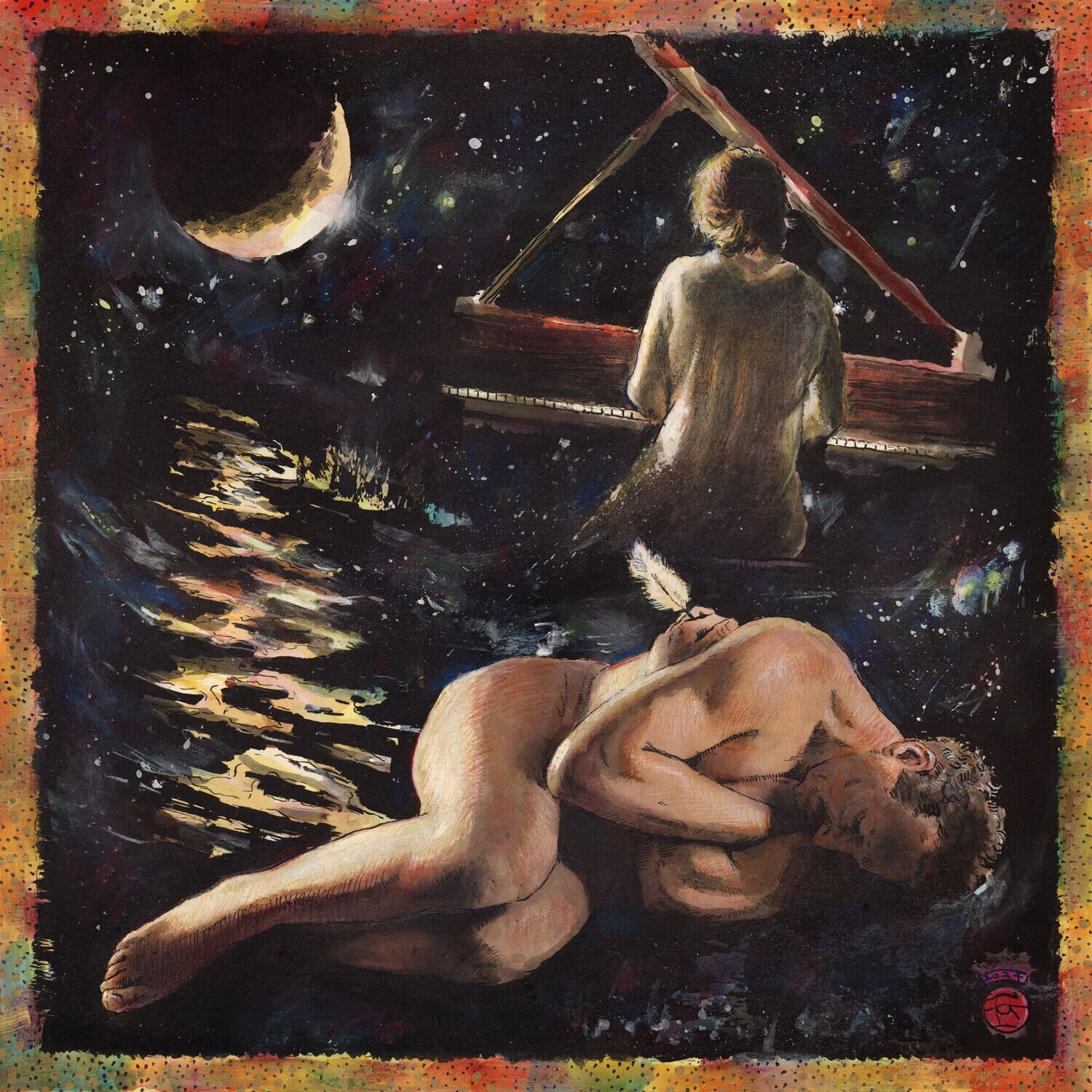 &quot;The Song of the Middle Years&quot; Original Mixed-Media Work on Paper | Free Shipping Worldwide