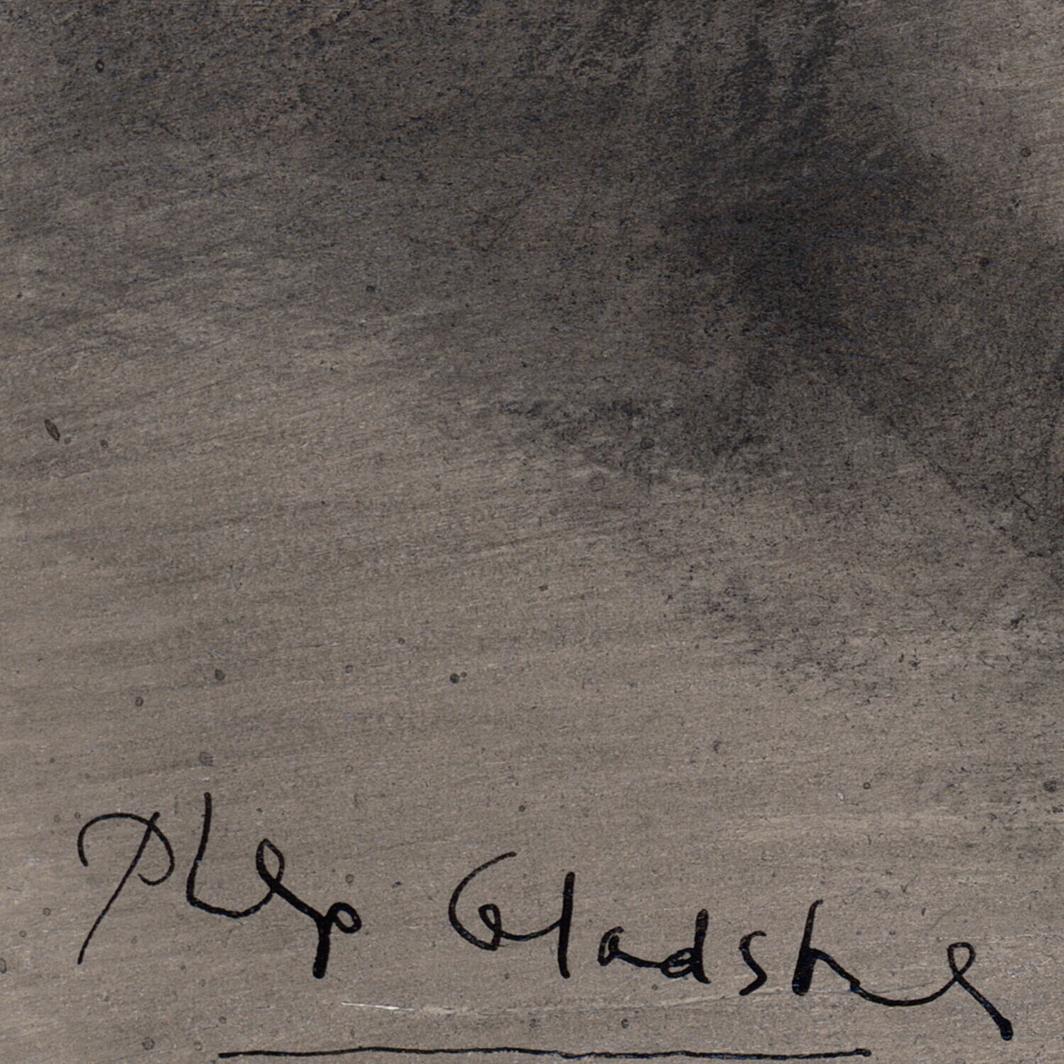 "The Ponderer" | Original Grisaille Work on Paper | Free Shipping Worldwide
