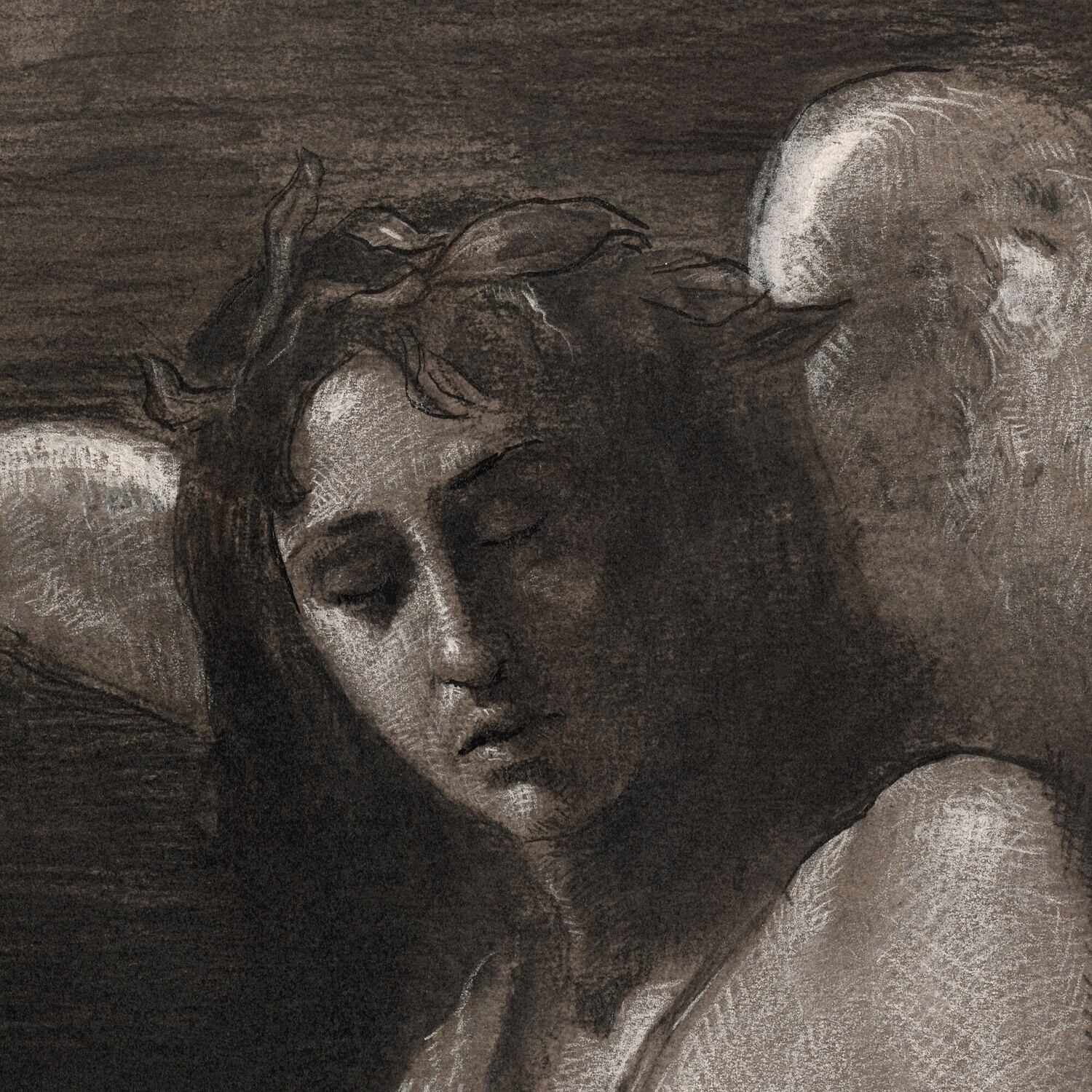 Untitled (Study After Ducamps) | Original Grisaille Work on Paper | Free Shipping Worldwide
