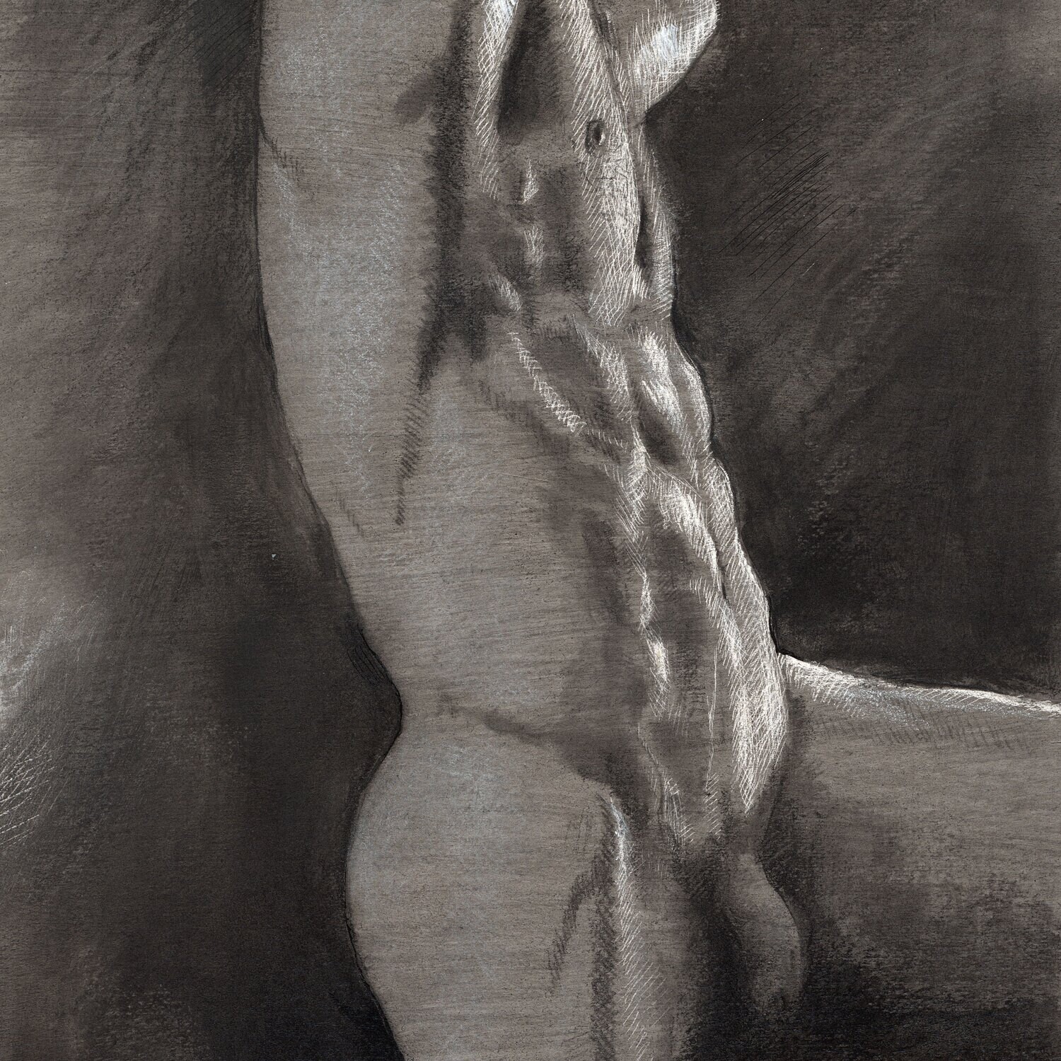 "First Light" | Original Grisaille Work on Paper | Free Shipping Worldwide