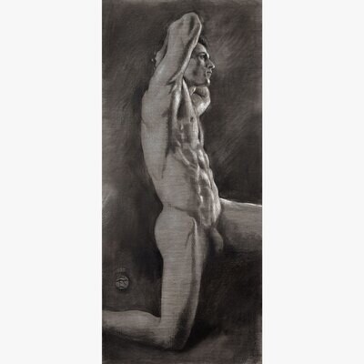 &quot;First Light&quot; | Original Grisaille Work on Paper | Free Shipping Worldwide