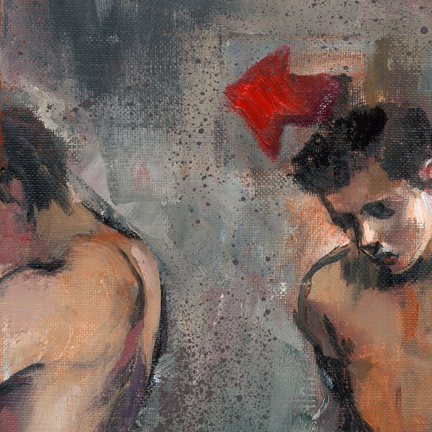 Early Work (2004) "The Factory"  Original Oil Painting on Canvas | Free Shipping Worldwide