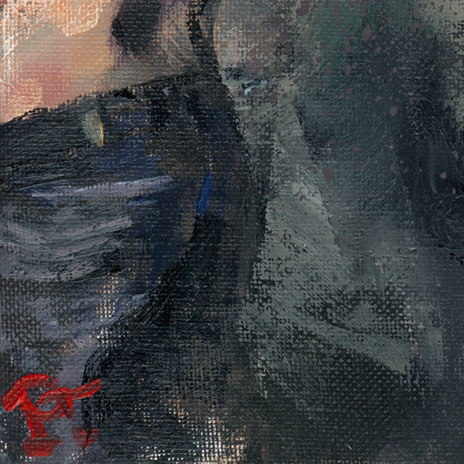 Early Work (2004) "The Factory"  Original Oil Painting on Canvas | Free Shipping Worldwide