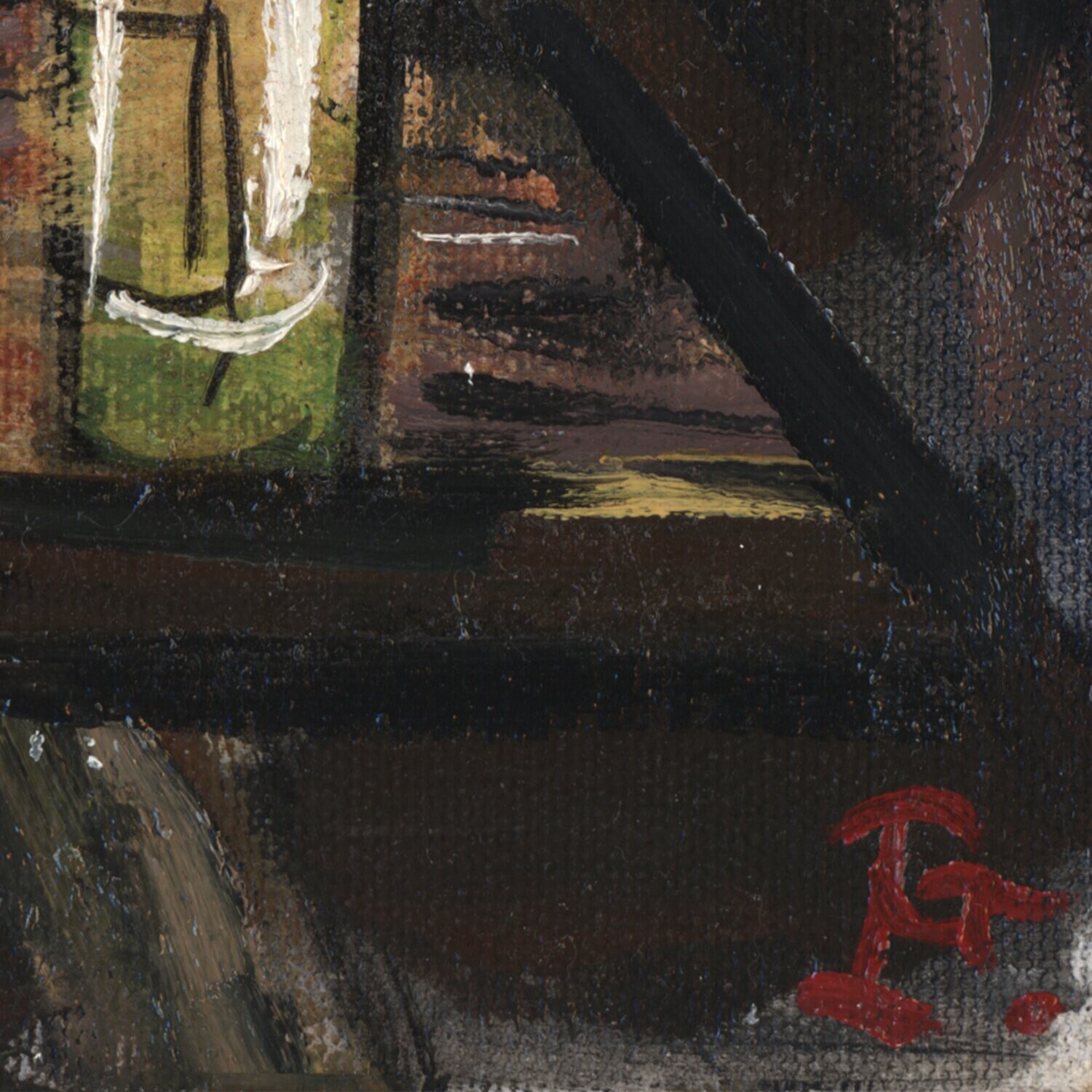 Early Work (2005) "Private Poet"  Original Oil Painting on Canvas | Free Shipping Worldwide