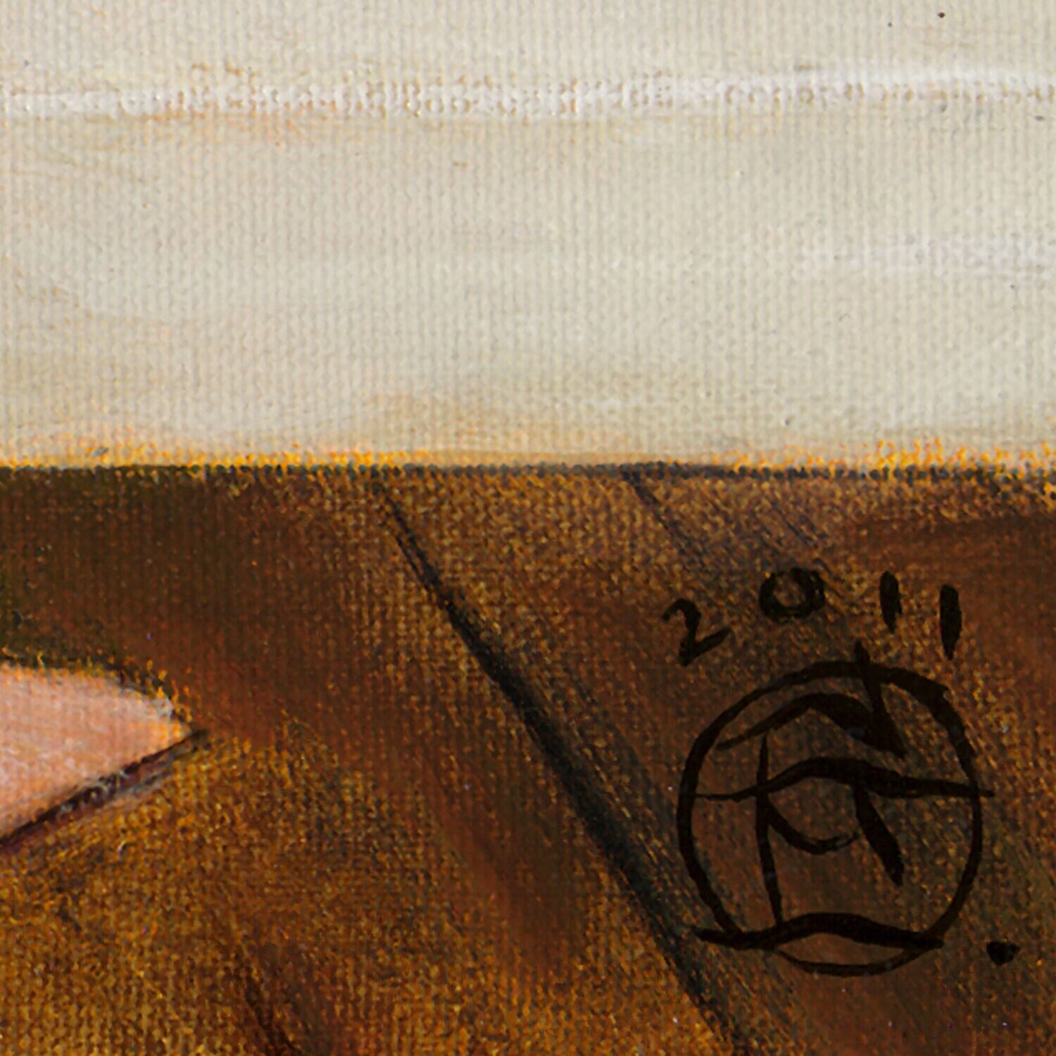 "Guarding Andy Wyeth" Original Painting on Canvas | Free Shipping Worldwide
