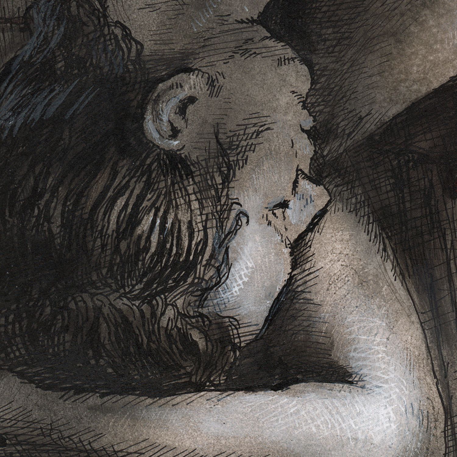 "Disconnected" | Original Work on Paper | Free Shipping Worldwide