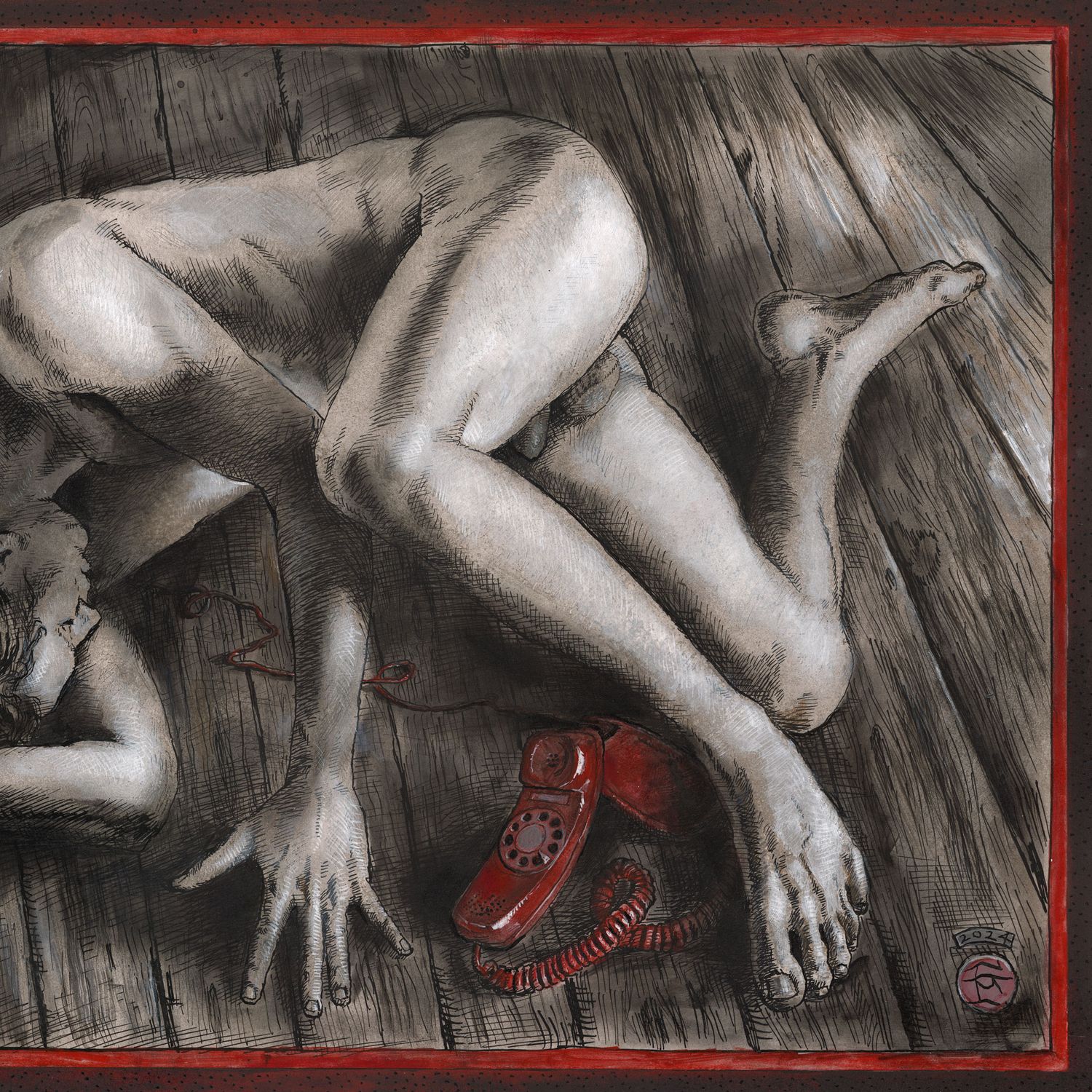 "Disconnected" | Original Work on Paper | Free Shipping Worldwide