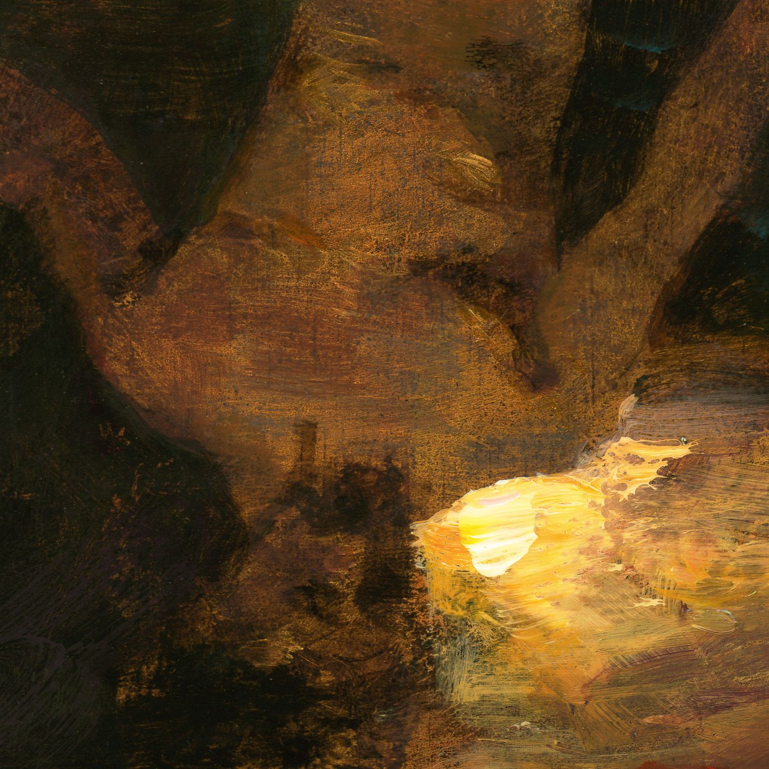 "Quietude" Original Framed Painting on Panel | Free Shipping Worldwide