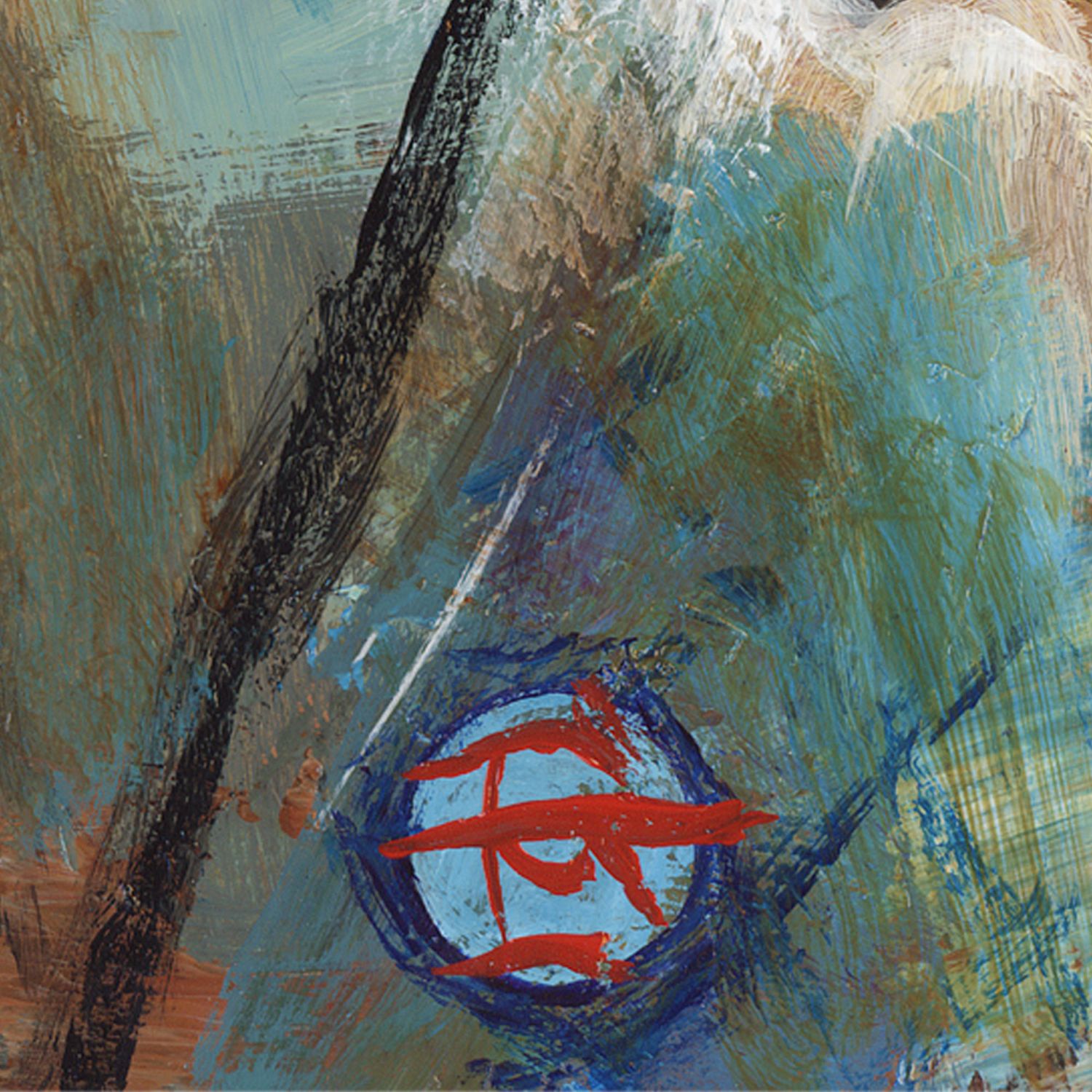 "Stuck" Original Framed Painting on Panel | Free Shipping Worldwide