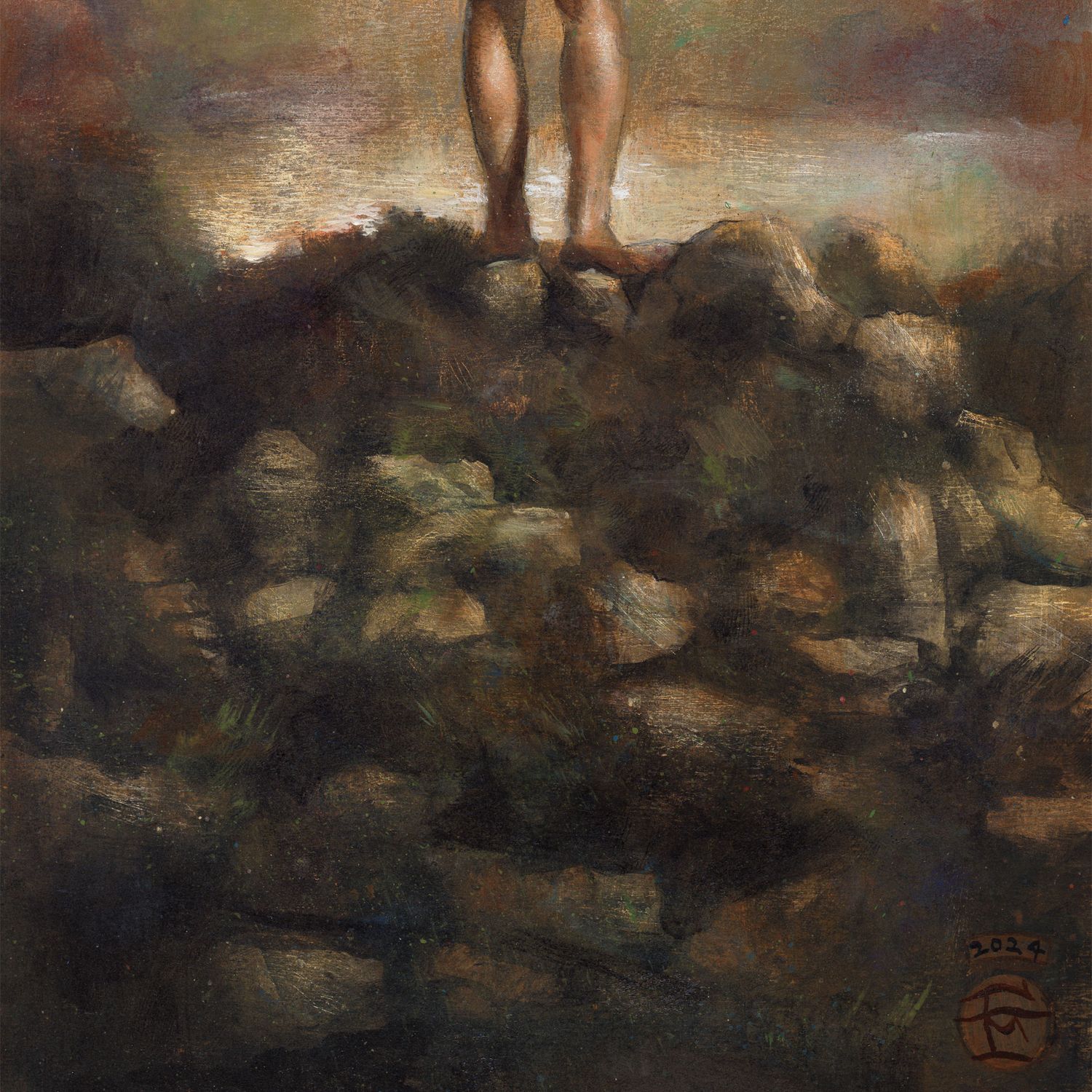 "Triumphant" | Original Work on Paper | Free Shipping Worldwide