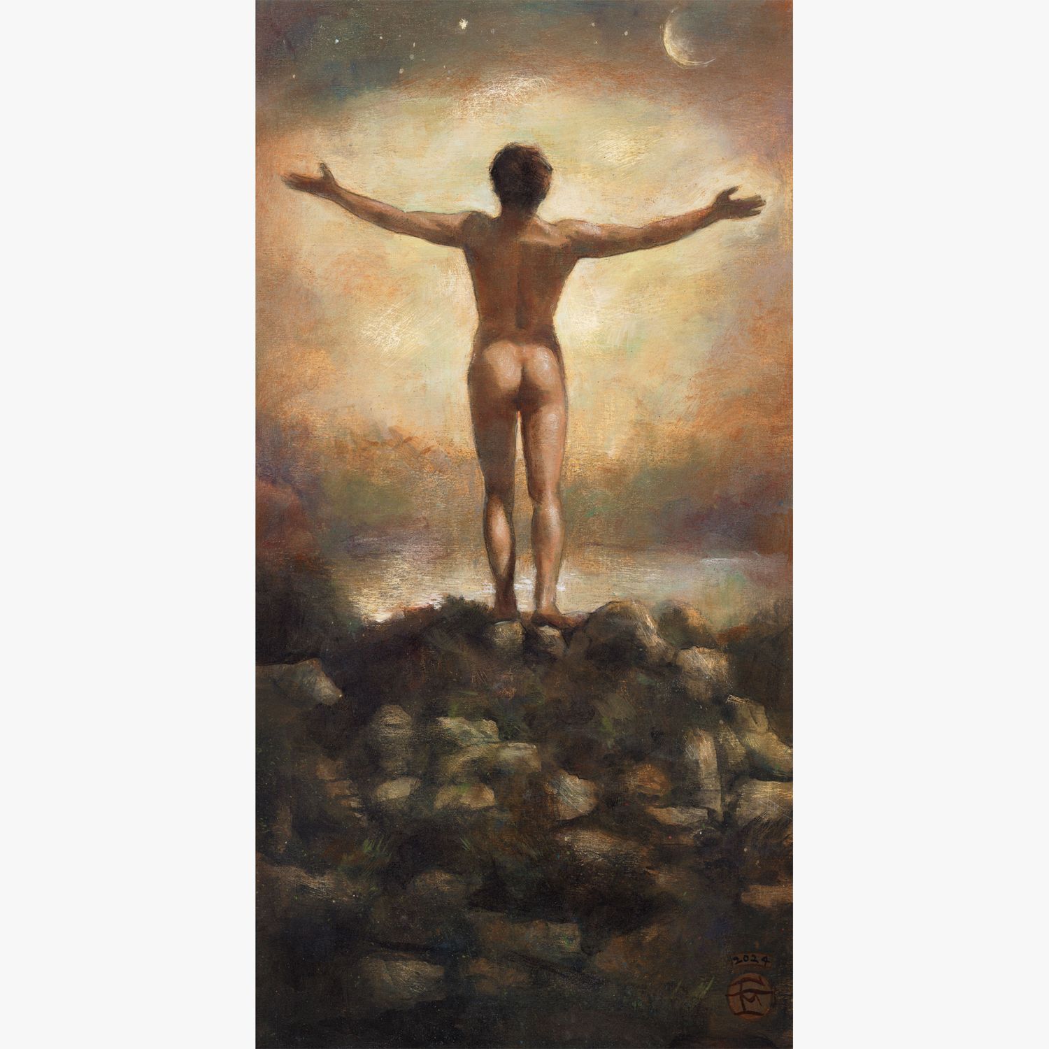 &quot;Triumphant&quot; | Original Work on Paper | Free Shipping Worldwide