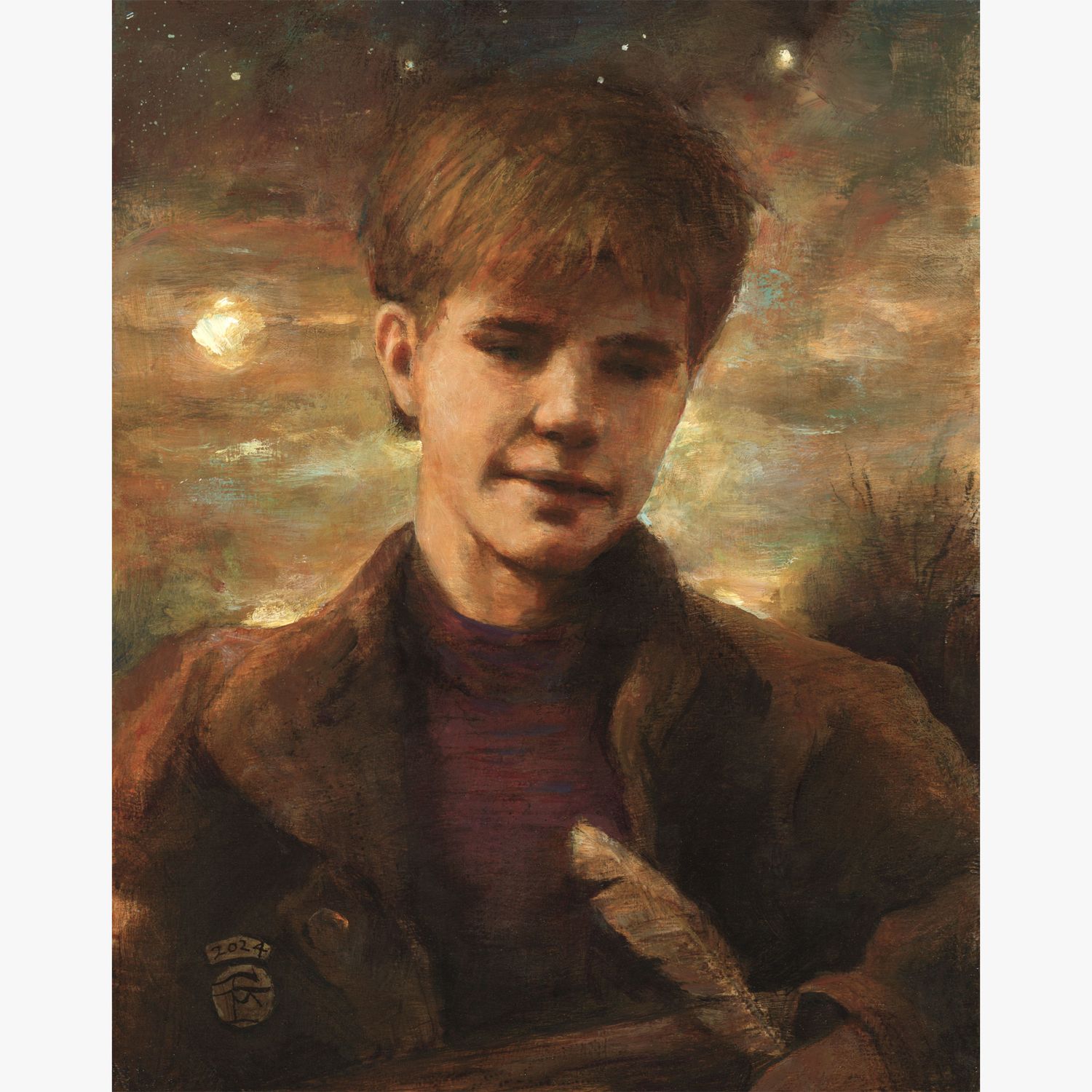 &quot;Dusk in Wyoming (for Matthew Shepard)&quot; Original Painting on Panel | Free Shipping Worldwide