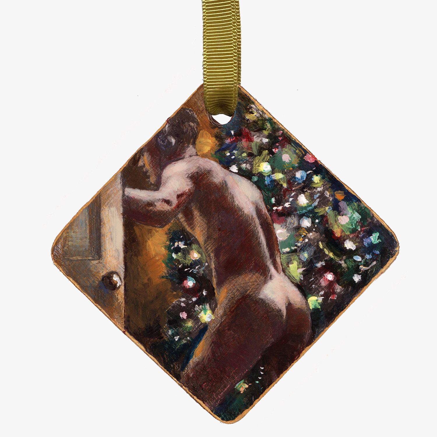 ORNAMENTS | One-of-a-Kind Miniature Paintings on Panel | Available Individually