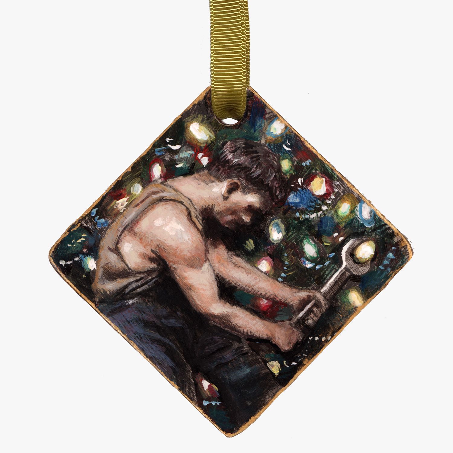 ORNAMENTS | One-of-a-Kind Miniature Paintings on Panel | Available Individually
