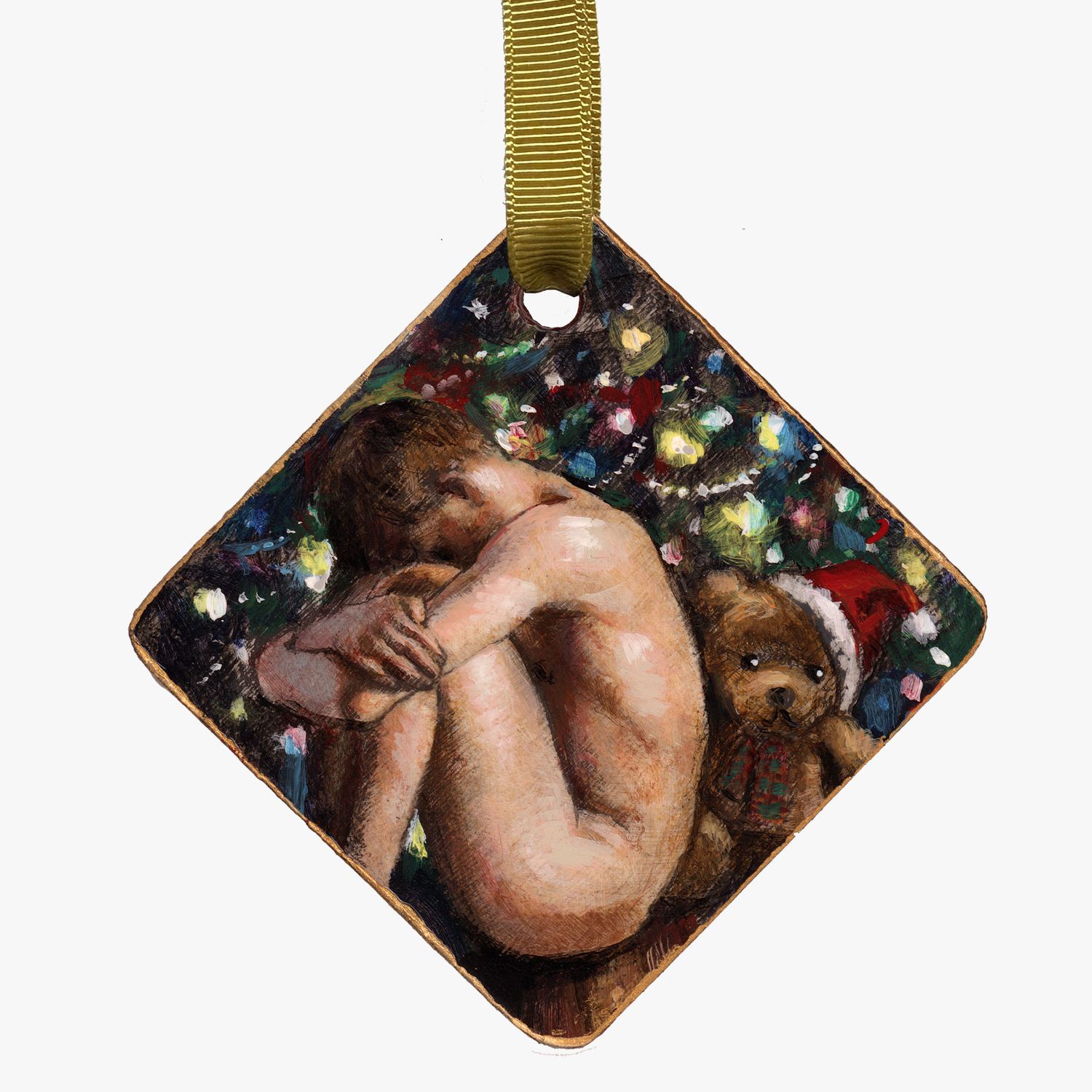 ORNAMENTS | One-of-a-Kind Miniature Paintings on Panel | Available Individually