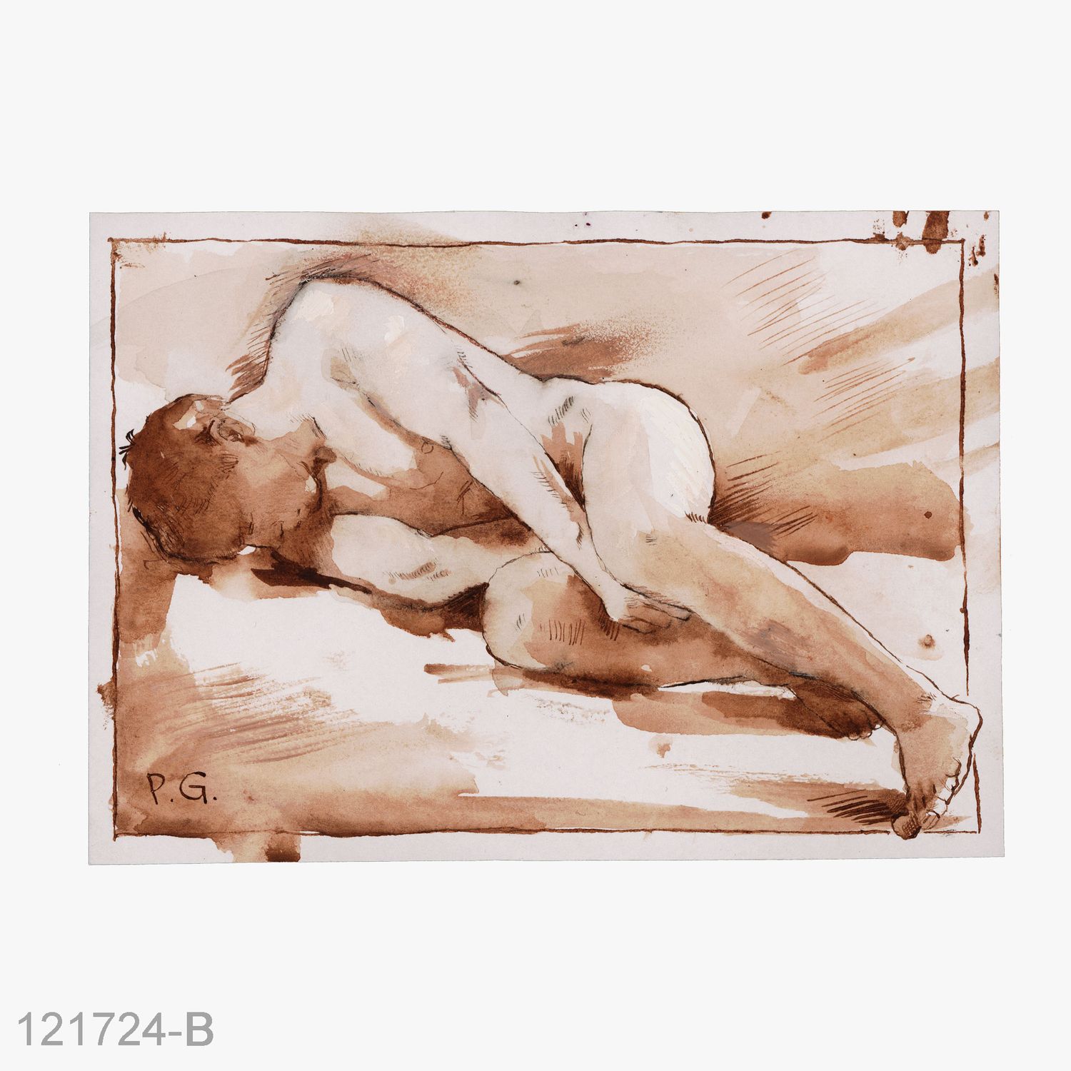 "Sepia Nudes" Male Nude Studies | Available Individually