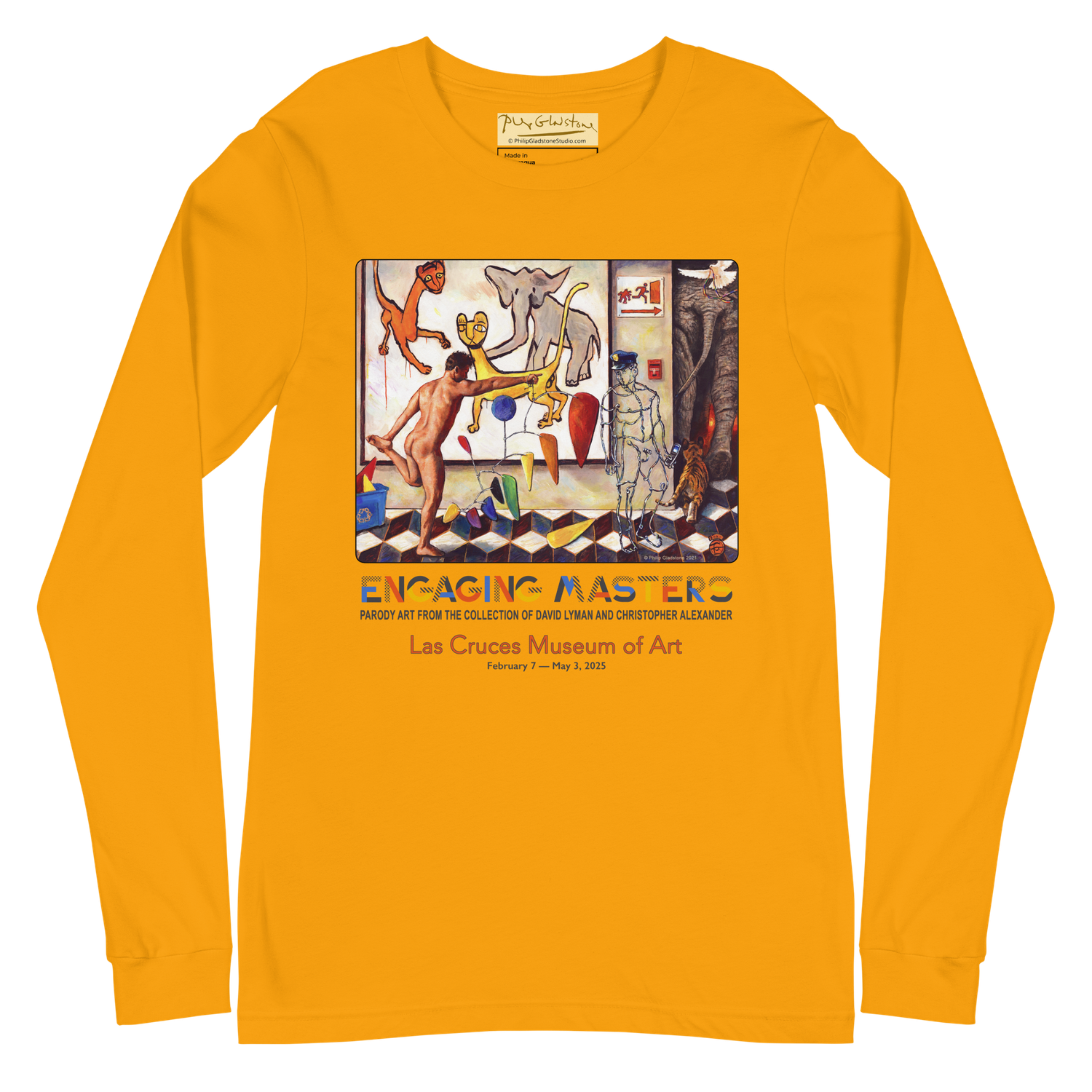 &quot;Engaging Masters&quot; at the Las Cruces Museum of Art | Commemorative Long Sleeve T-Shirt | Unisex | Ships Free Worldwide