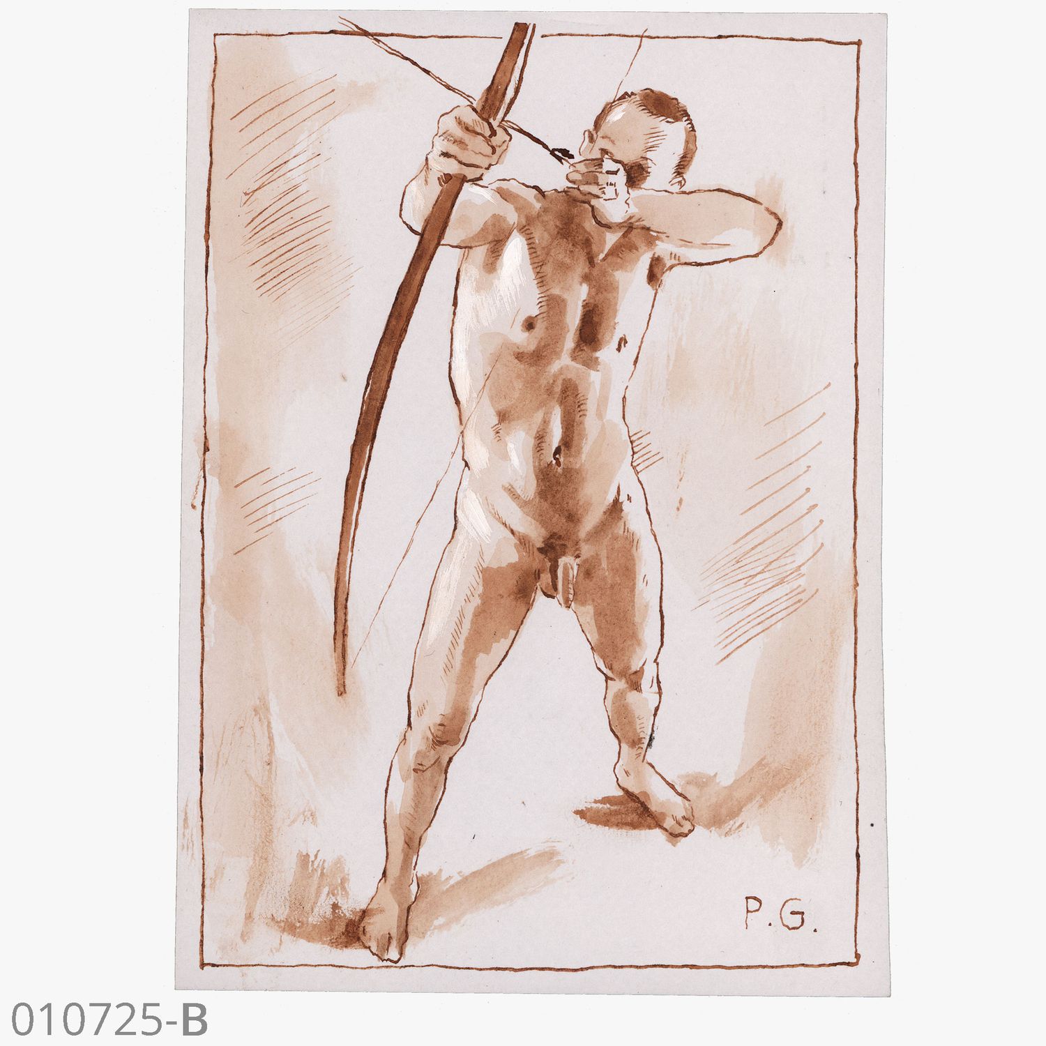 "Fighting Nudes" Male Nude Studies | Available Individually