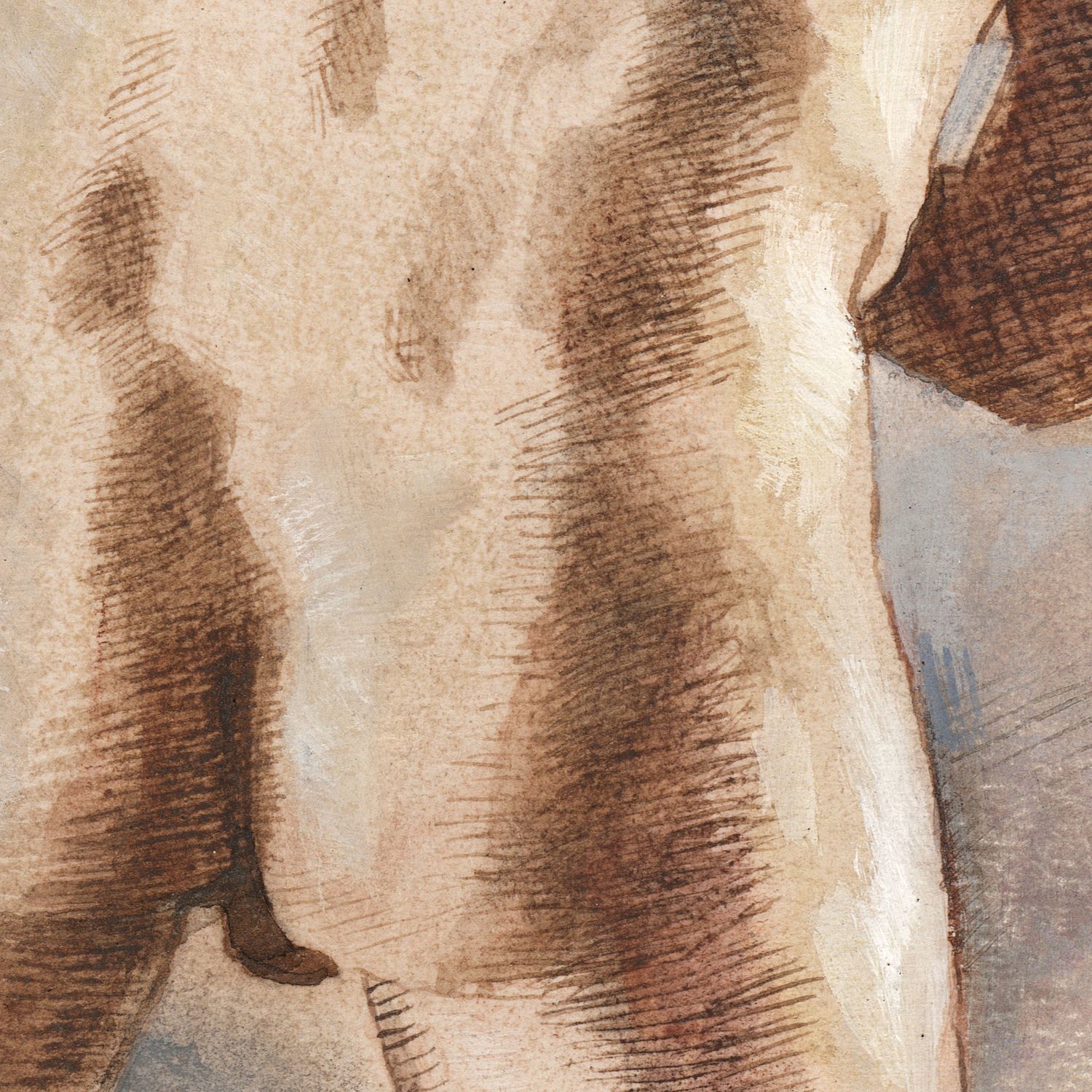 "The Struggle"  |  Original Work on Paper  |  Free Shipping Worldwide