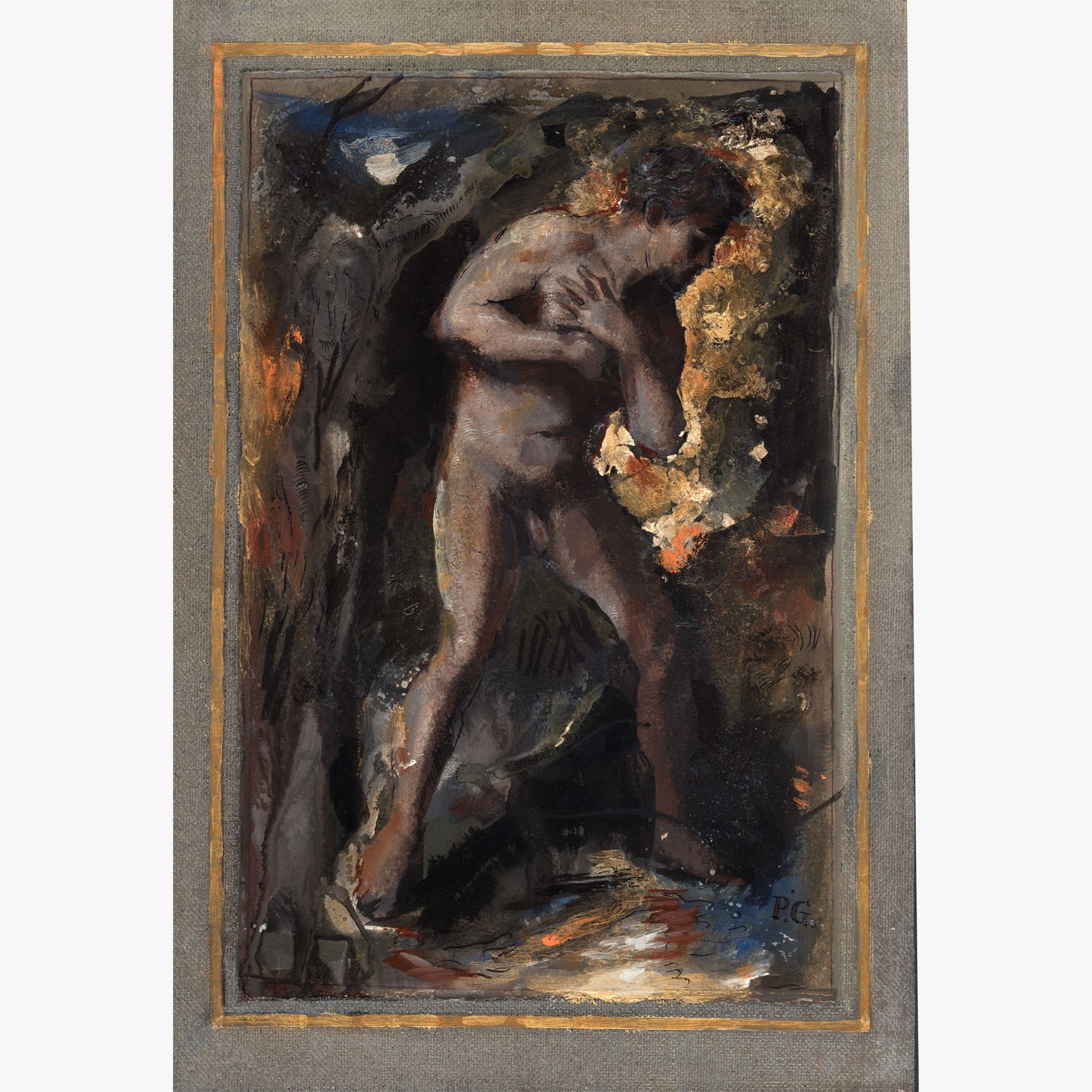 &quot;Night Bather (Self-Portrait)&quot;