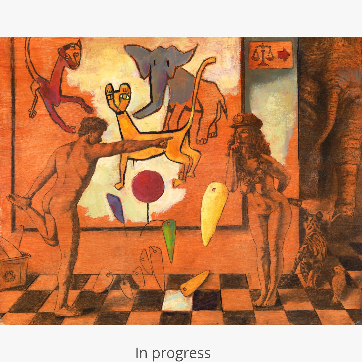 "The Quiet Balance (An Evening at Calder's Circus)"