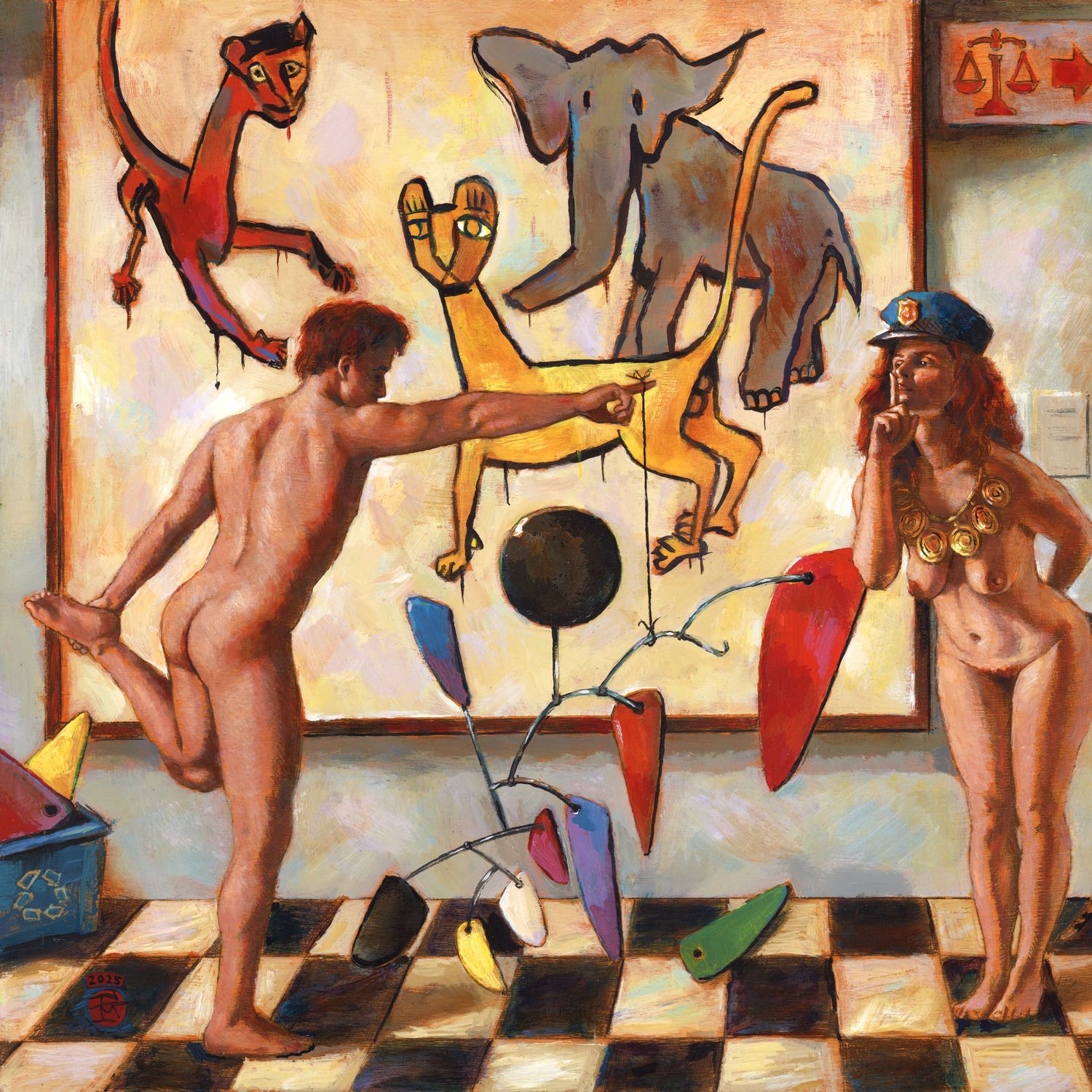"The Quiet Balance (An Evening at Calder's Circus)"