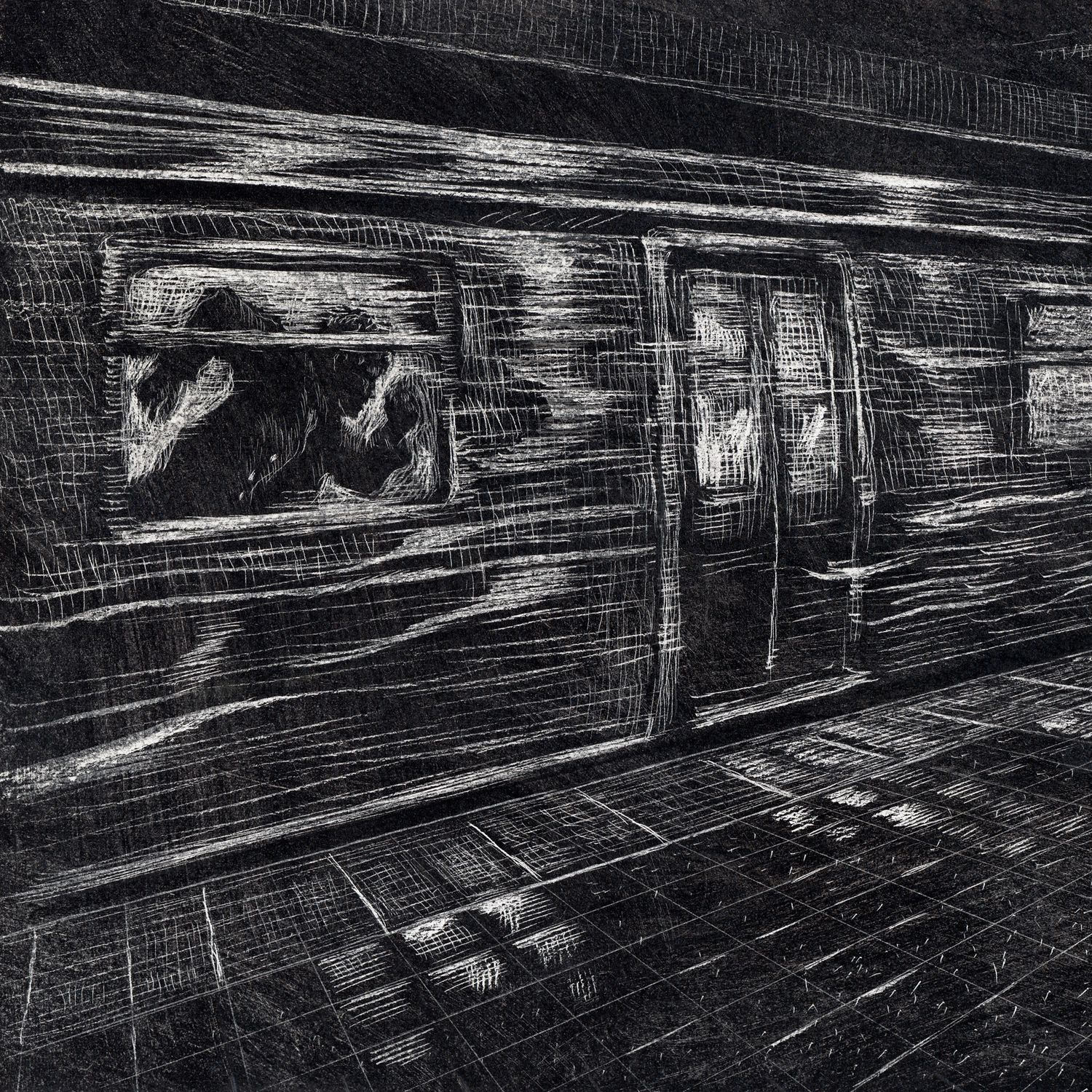"Night Sweats (Double Self-Portrait)"