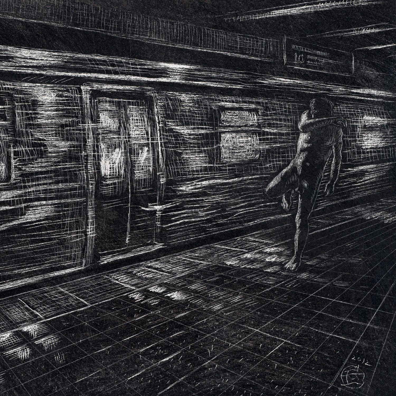 "Night Sweats (Double Self-Portrait)"