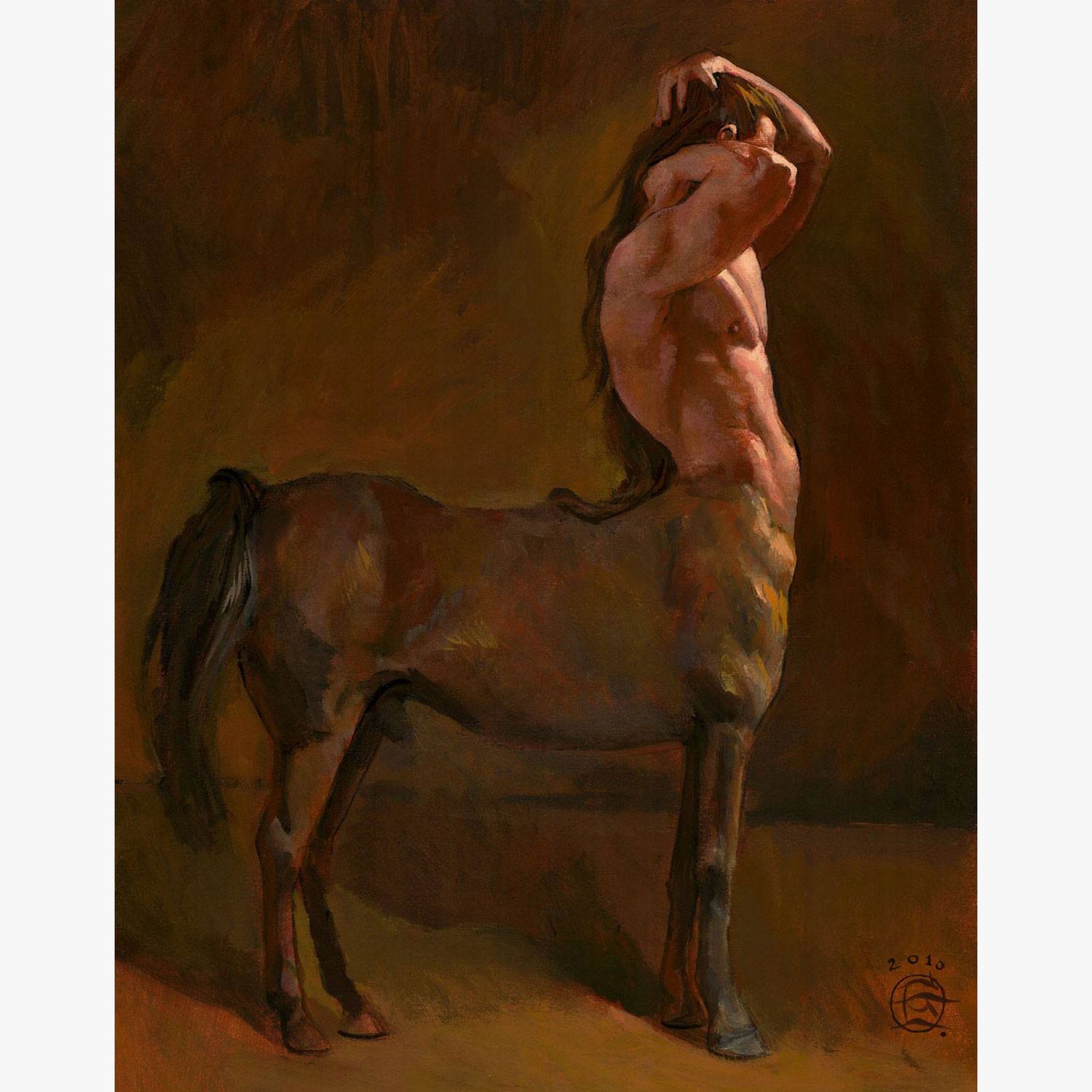 “Centaur in Profile”