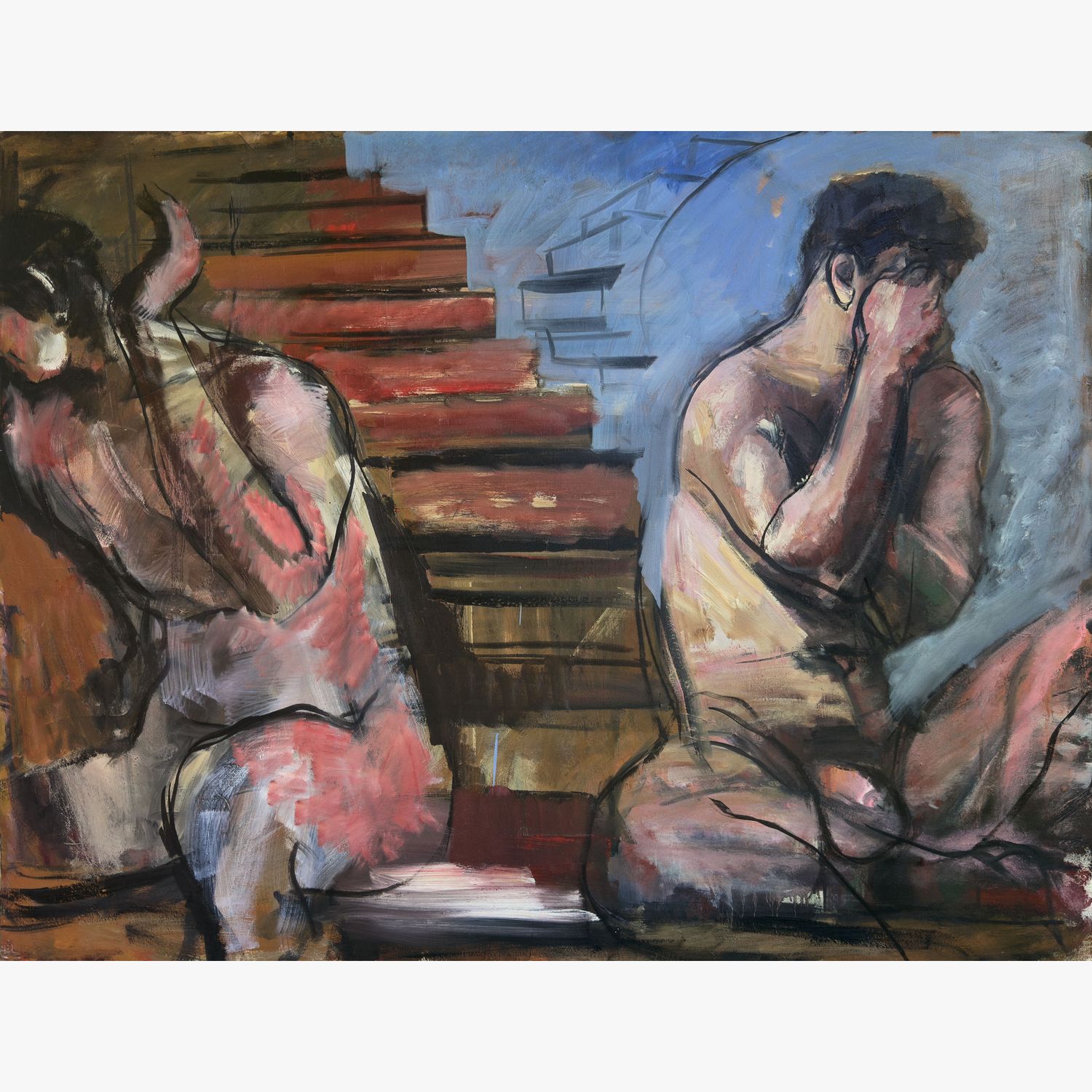 Untitled Large 38&quot; X 50&quot; Oil on Stretched Canvas | ca. 2005