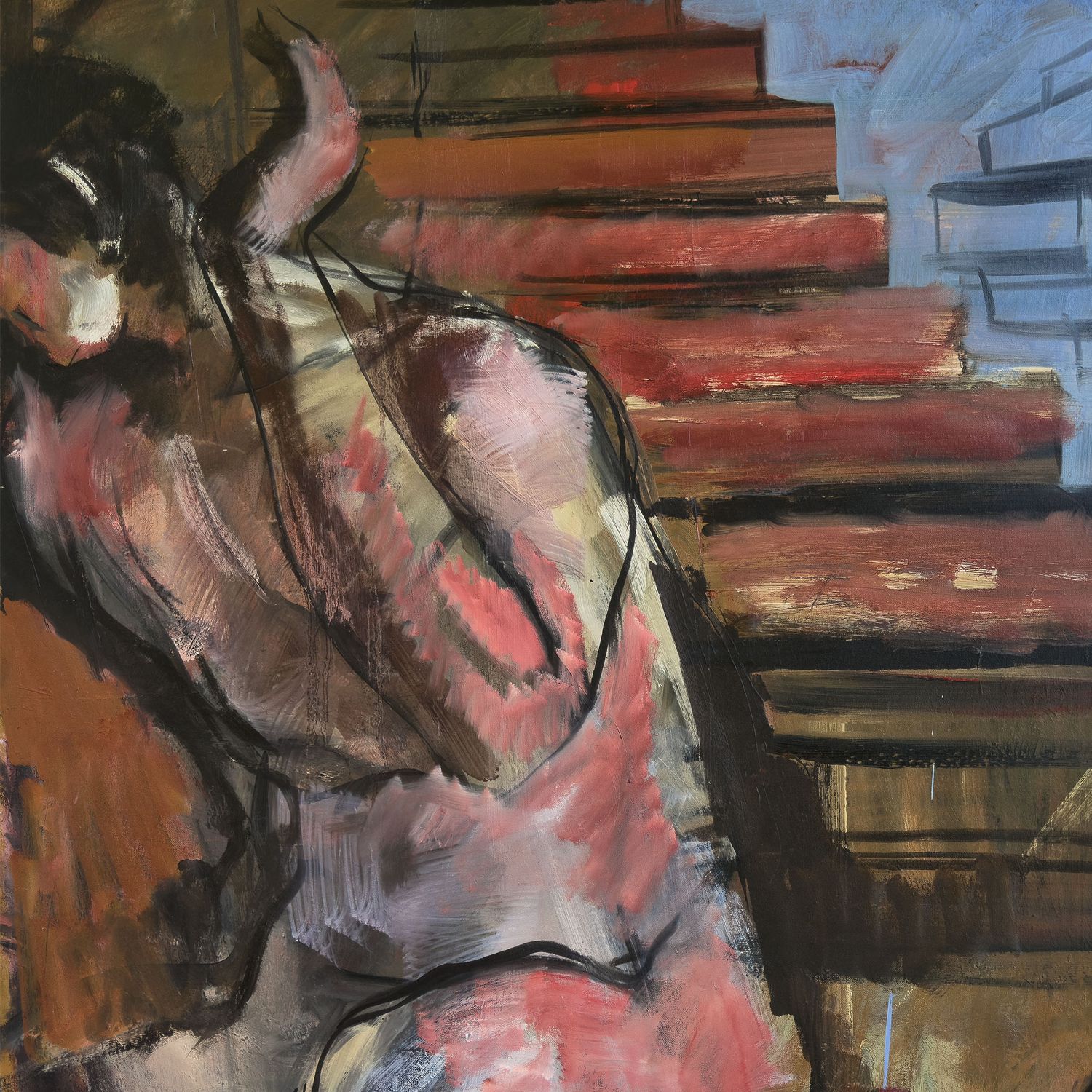 Untitled Large 38" X 50" Oil on Stretched Canvas | ca. 2005