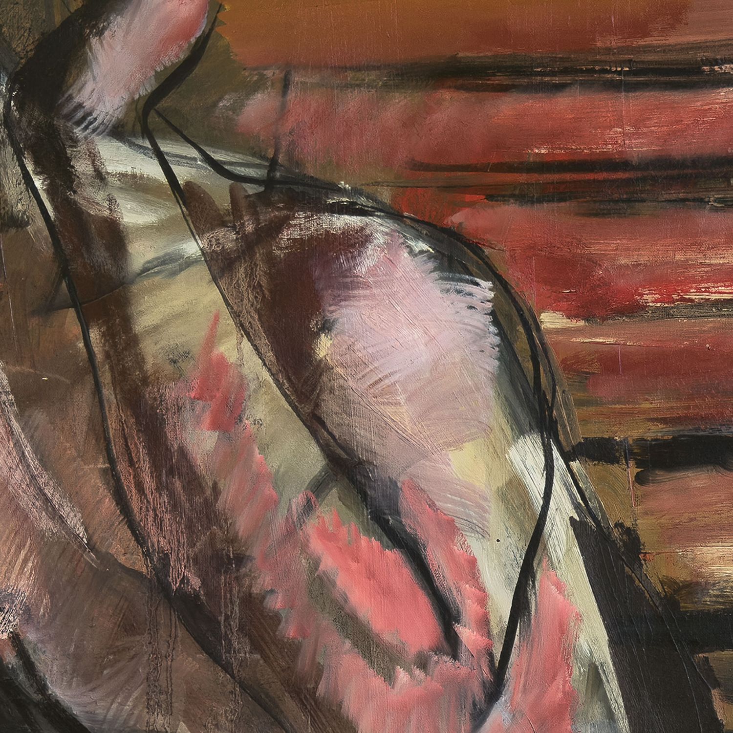 Untitled Large 38" X 50" Oil on Stretched Canvas | ca. 2005