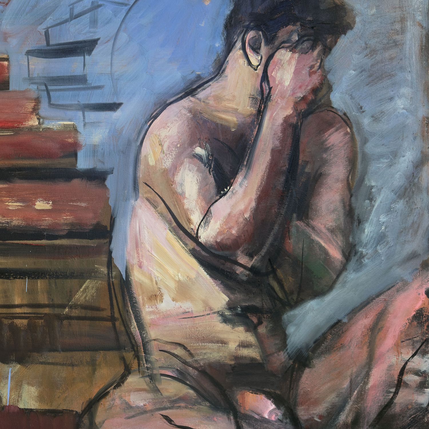 Untitled Large 38" X 50" Oil on Stretched Canvas | ca. 2005