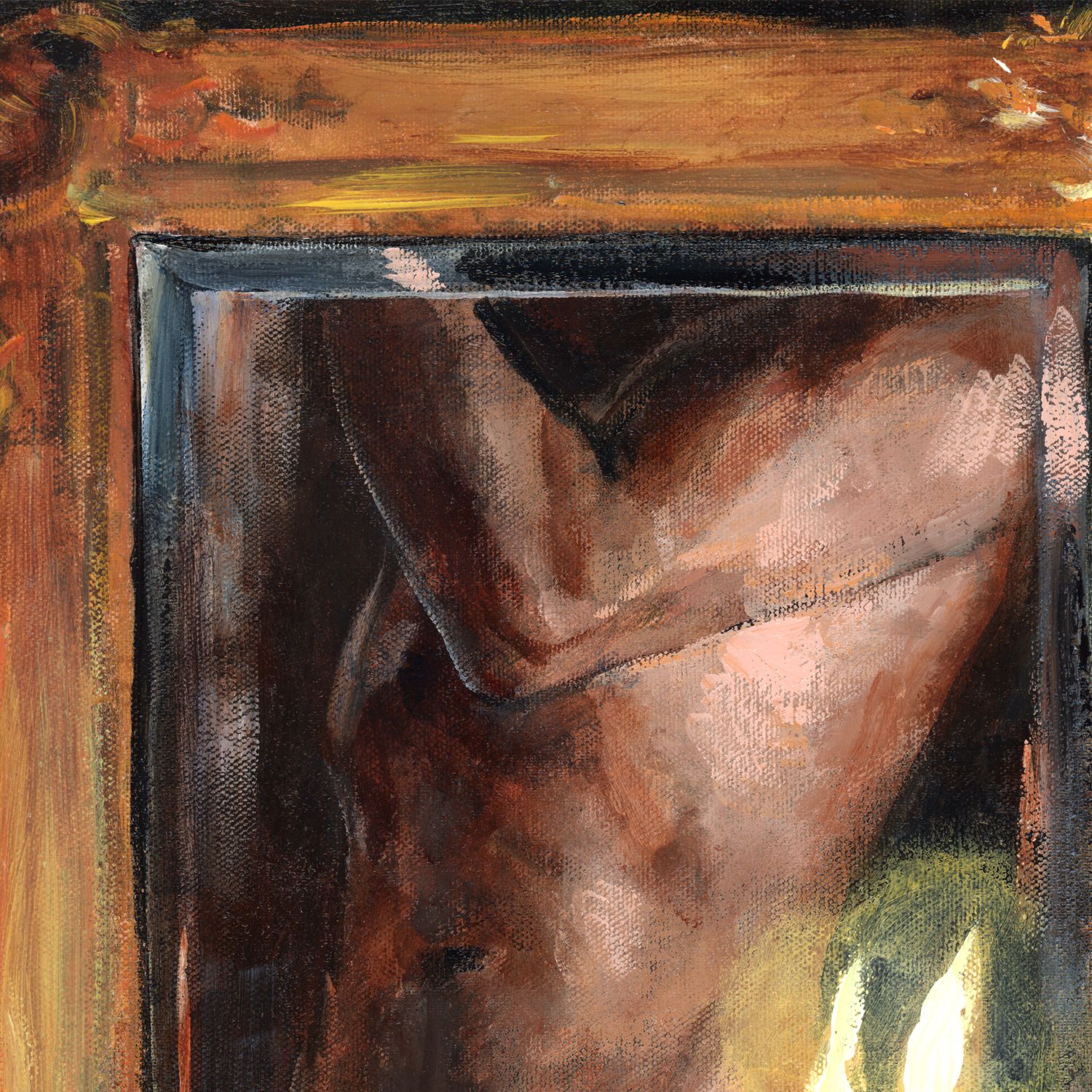 "Nude in a Mirror"