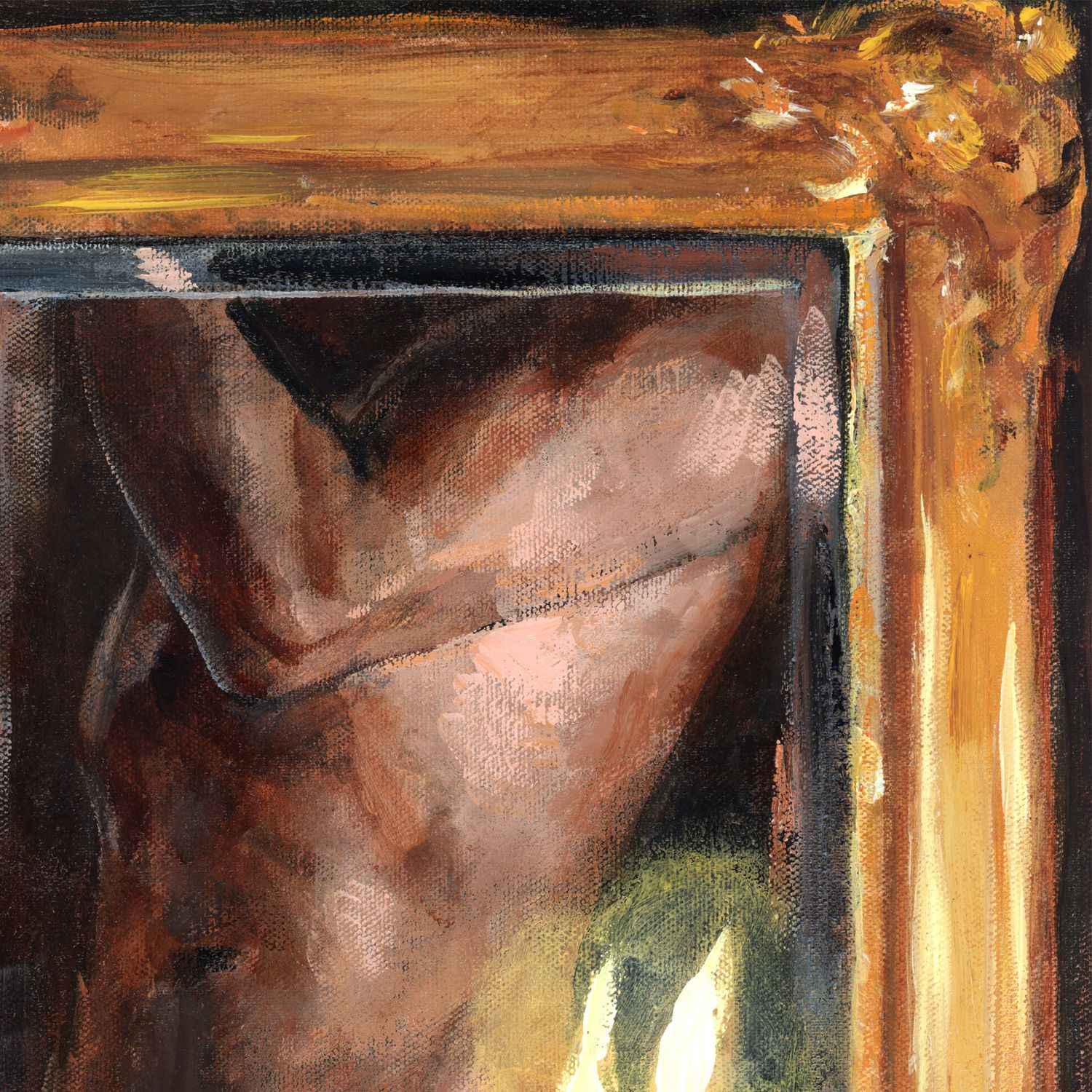 "Nude in a Mirror"