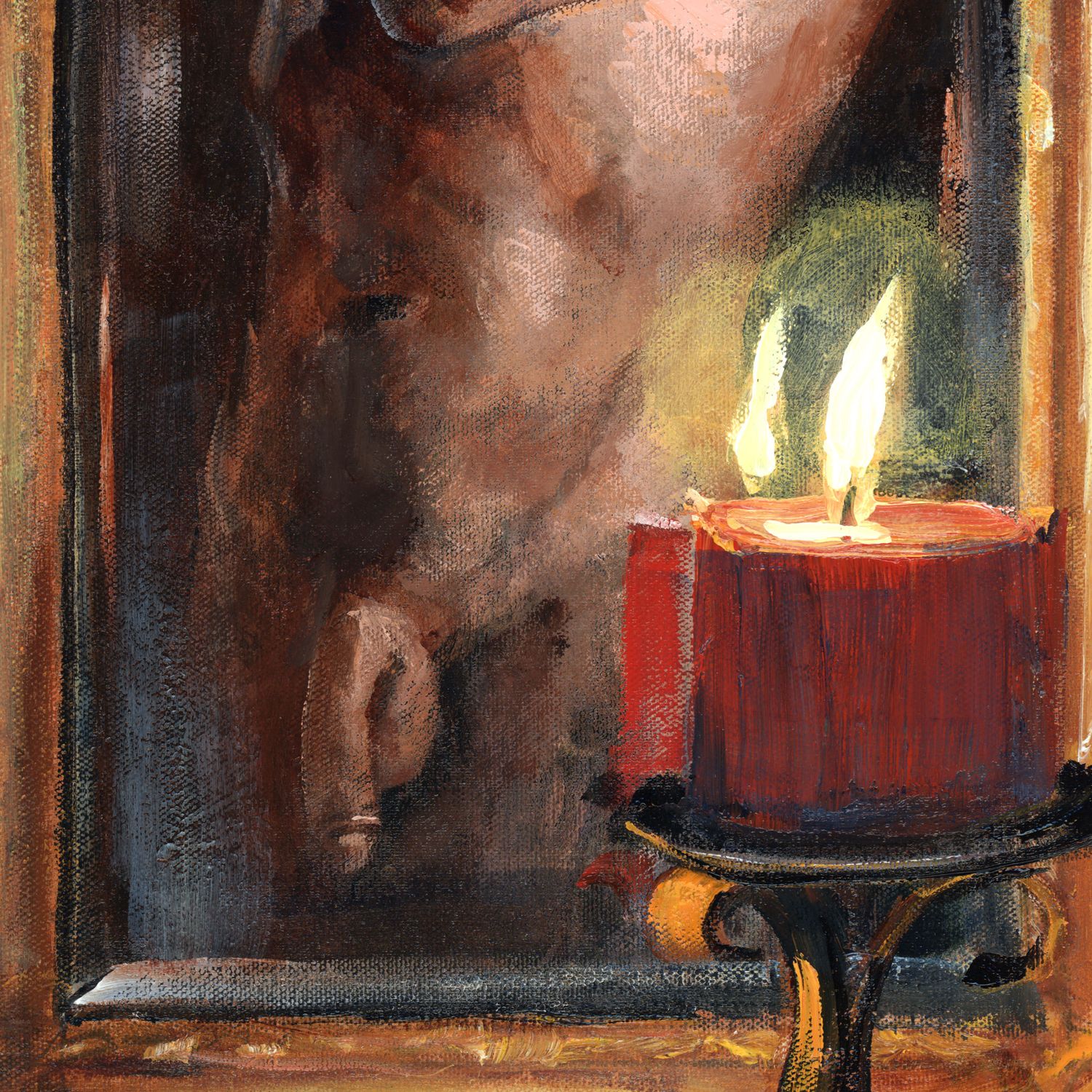 "Nude in a Mirror"