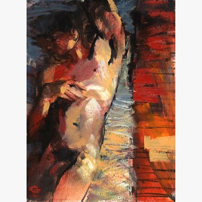 Untitled (Nude in a Bed)