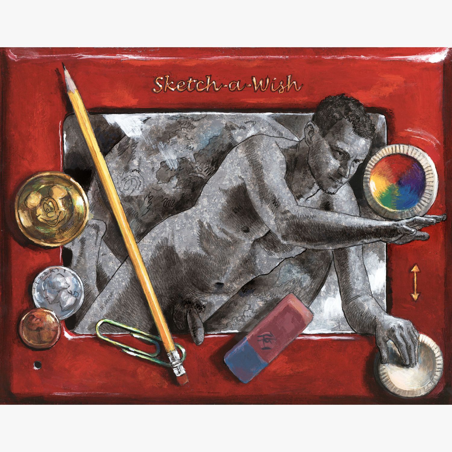 "Sketch a Wish for New Year's Day"