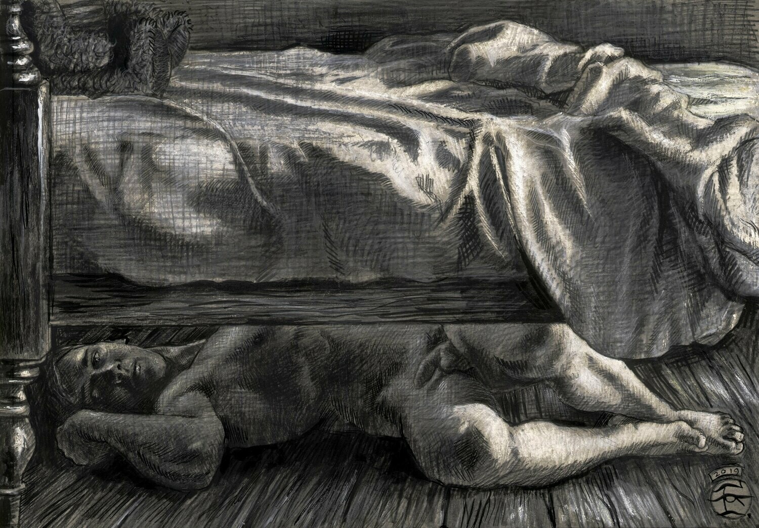 "Long Night" Original Drawing