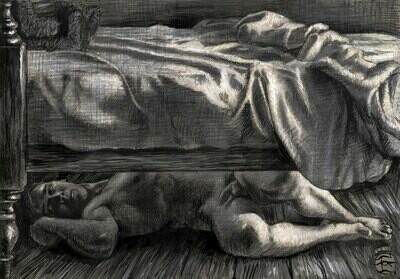 "Long Night" Original Drawing