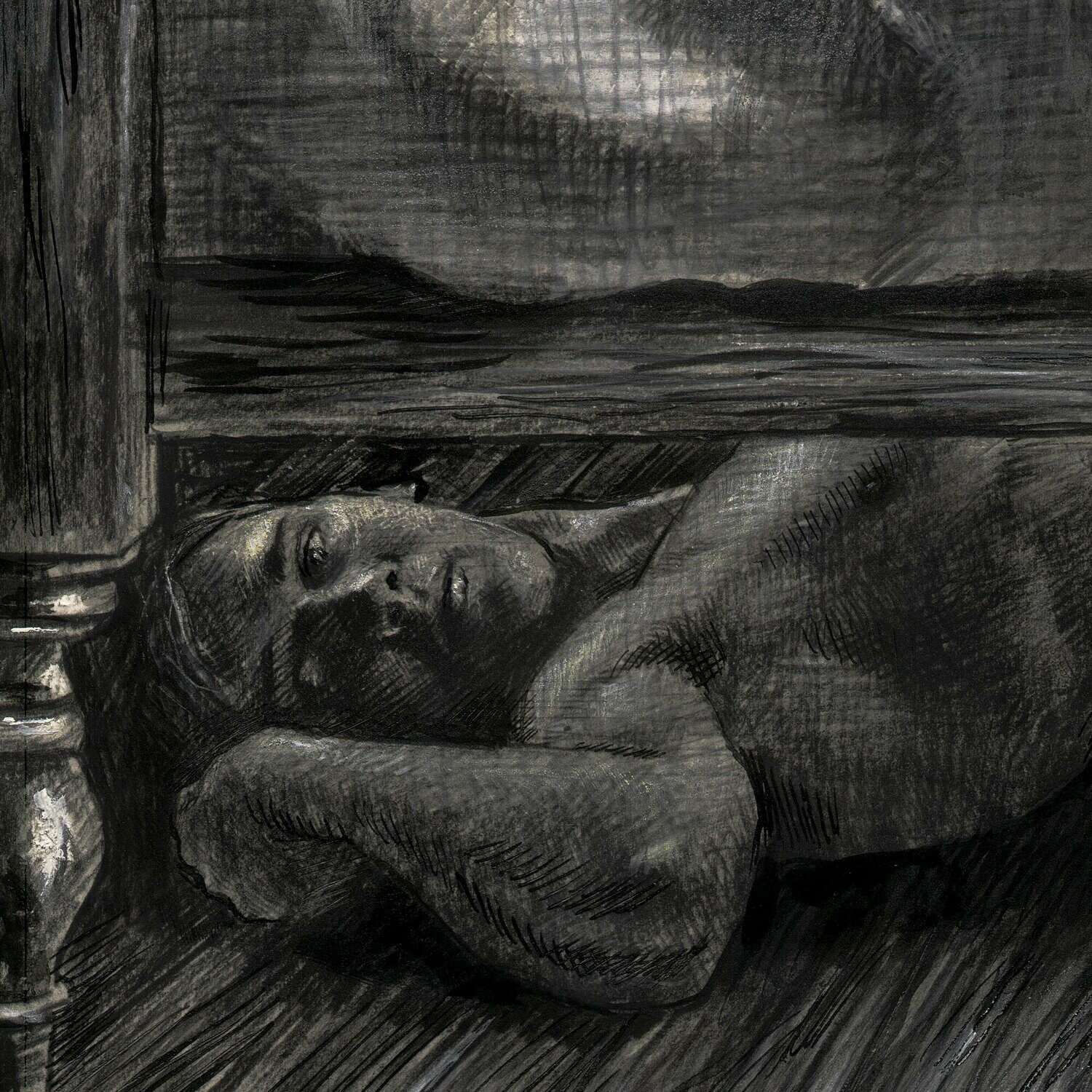 "Long Night" Original Drawing