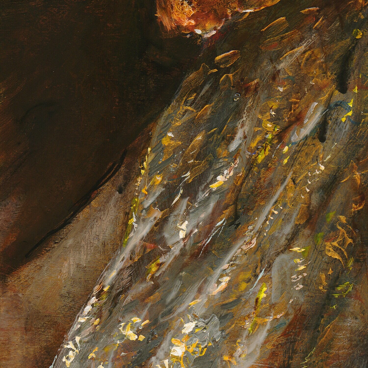"The Seven Words" Original  Painting on Panel